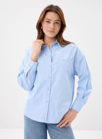 Blouses met lange mouwen Valerie dames blauw Grace & Mila Blouses met lange mouwen Valerie dames blauw BLEUET
