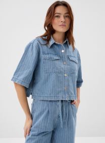 Korte mouw overhemden Vita dames blauw