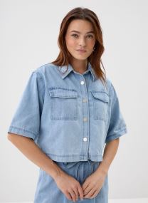 Korte mouw overhemden Vita dames blauw