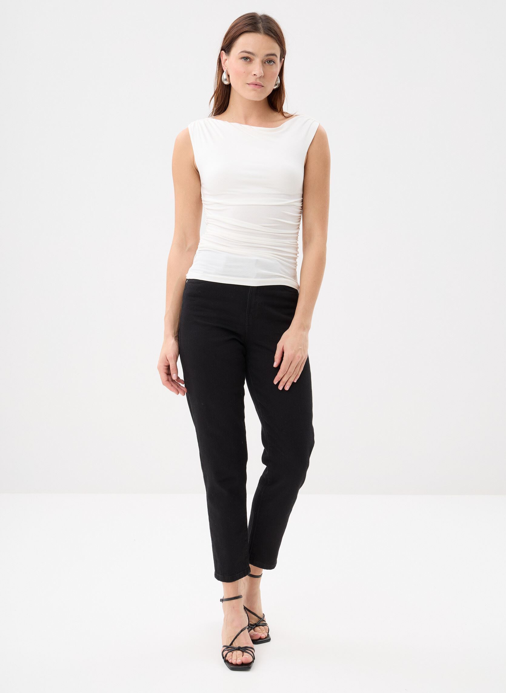Tops Vodia femme blanc Grace & Mila Tops Vodia femme blanc ivoire