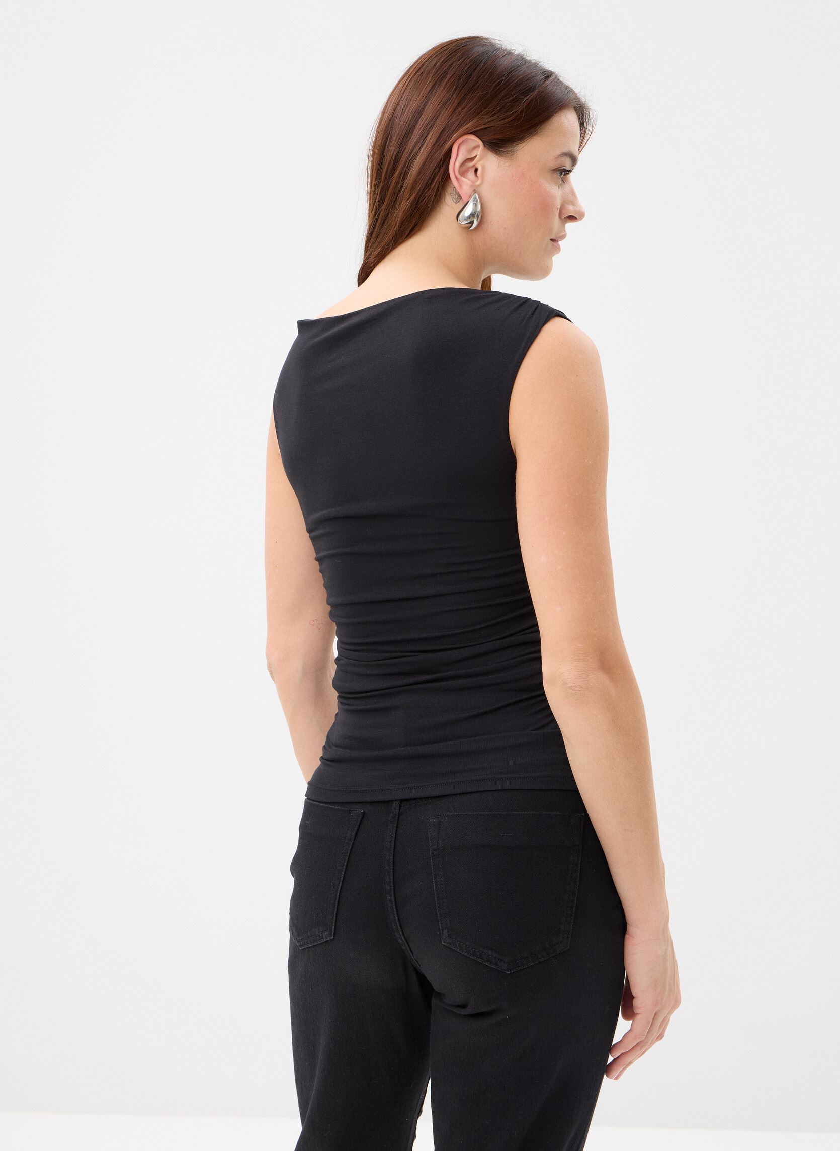 Tops Vodia femme noir Grace & Mila Tops Vodia femme noir Noir