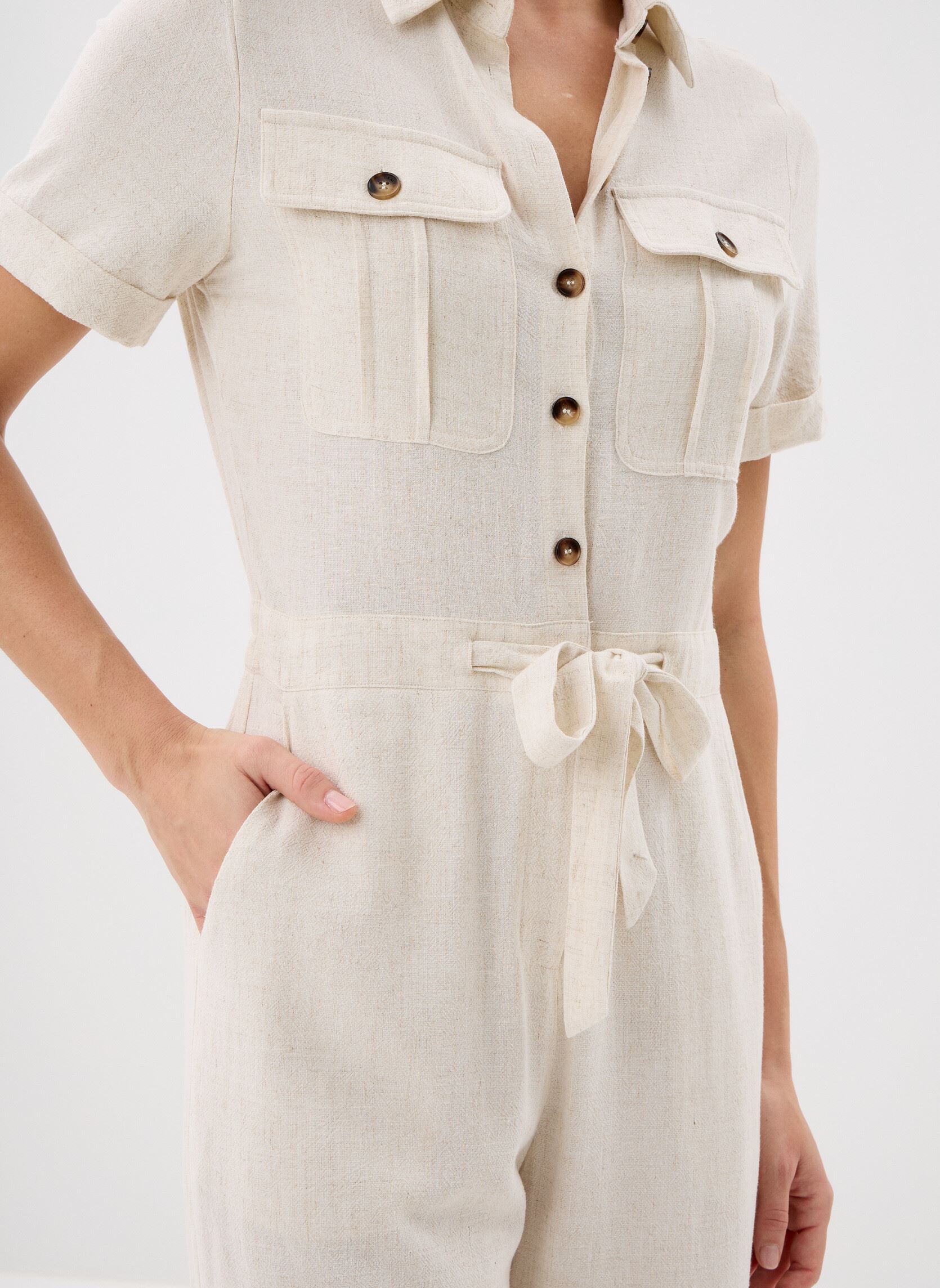 Broekpakken Vanelle dames beige Grace & Mila Broekpakken Vanelle dames beige Sable