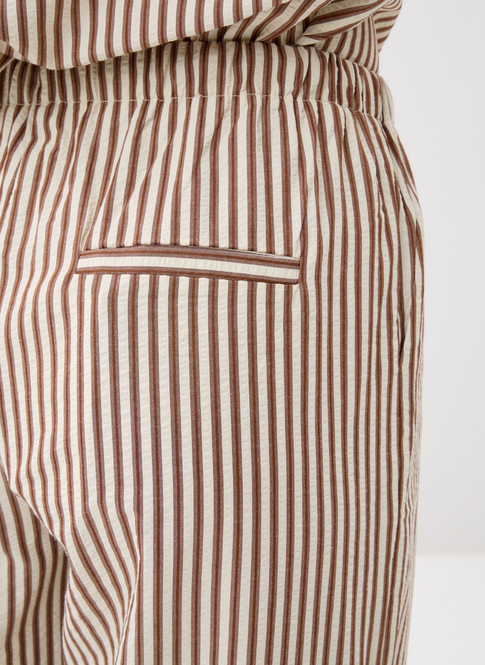 Rechte broeken Volute dames bruin Grace & Mila Rechte broeken Volute dames bruin Mocha