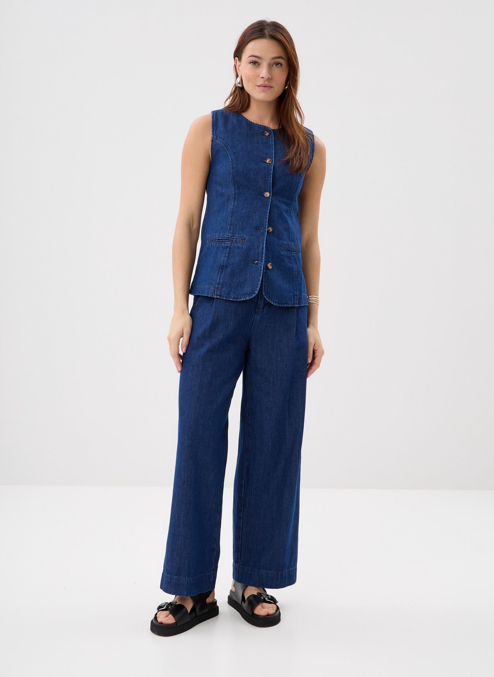 Vesten Vallon dames blauw Grace & Mila Vesten Vallon dames blauw MEDIUM_BLUE