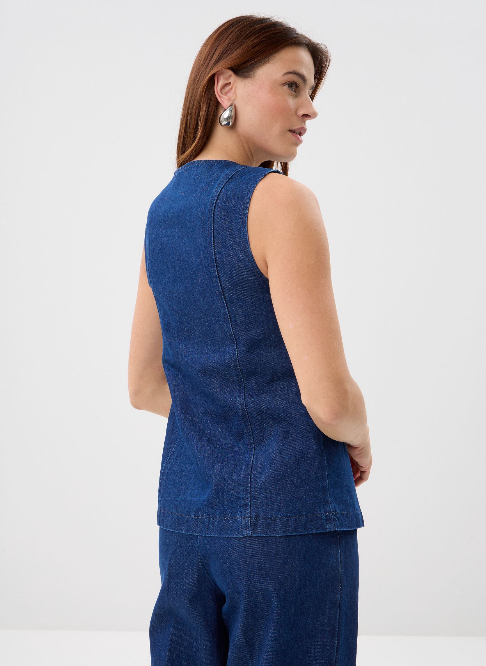 Vesten Vallon dames blauw Grace & Mila Vesten Vallon dames blauw MEDIUM_BLUE