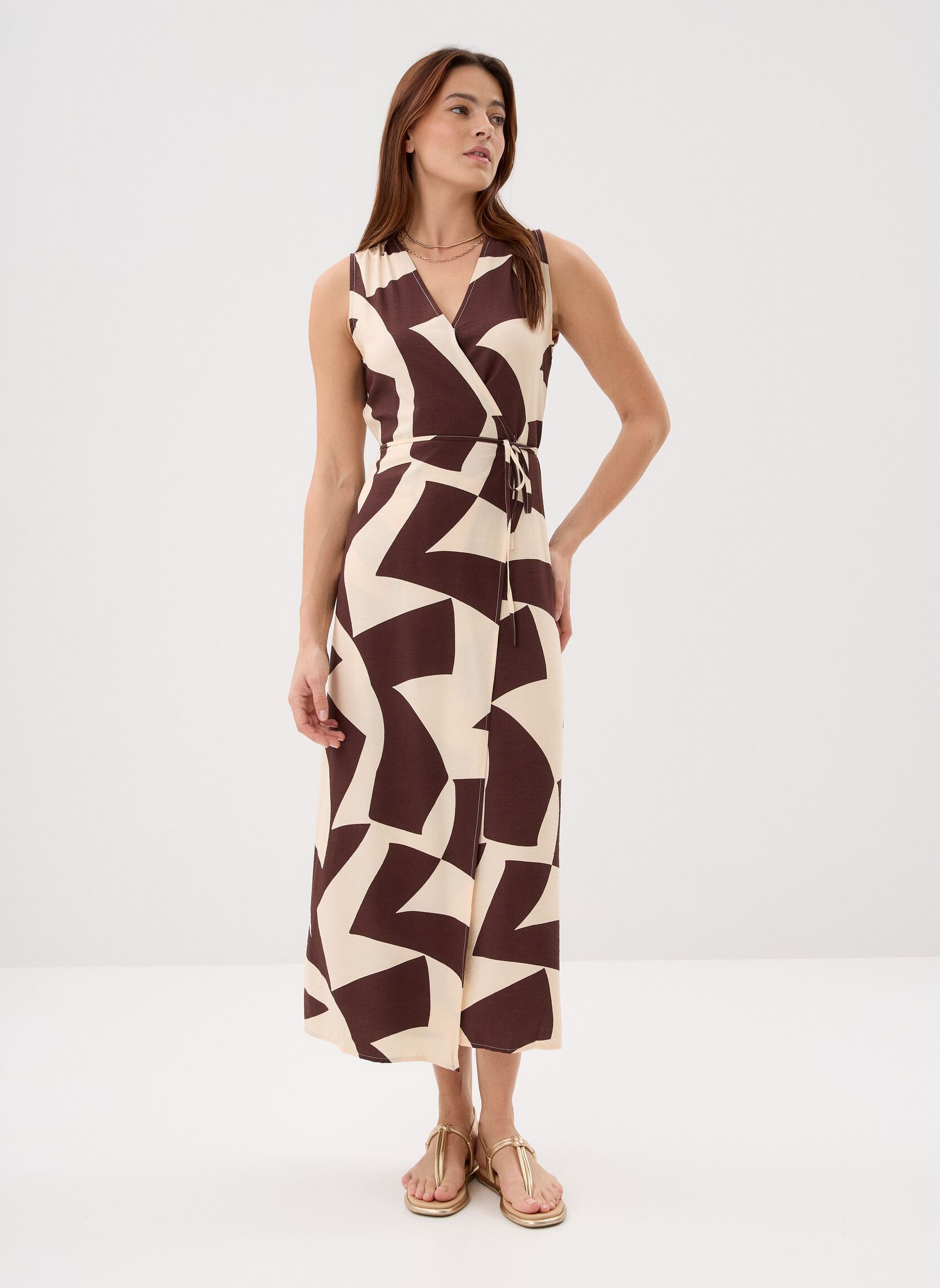 Lange jurken Velline dames bruin Grace & Mila Lange jurken Velline dames bruin Chocolat