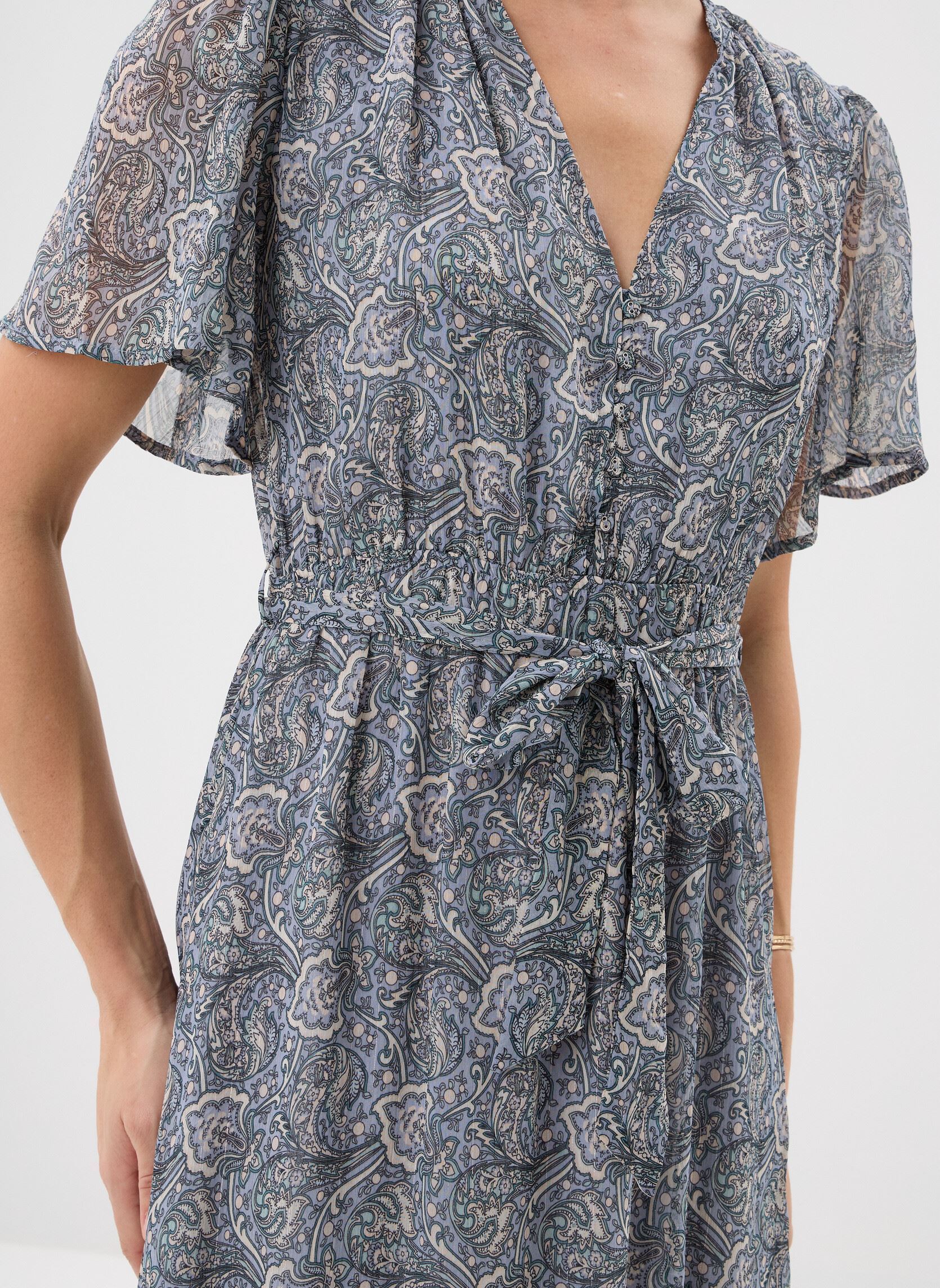 Lange jurken Venelle dames blauw Grace & Mila Lange jurken Venelle dames blauw Ciel