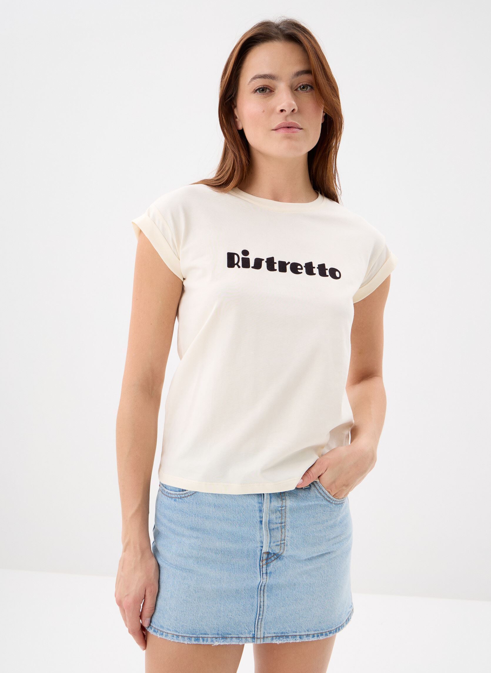 T-shirts met korte mouwen Vico dames bruin Grace & Mila T-shirts met korte mouwen Vico dames bruin Chocolat