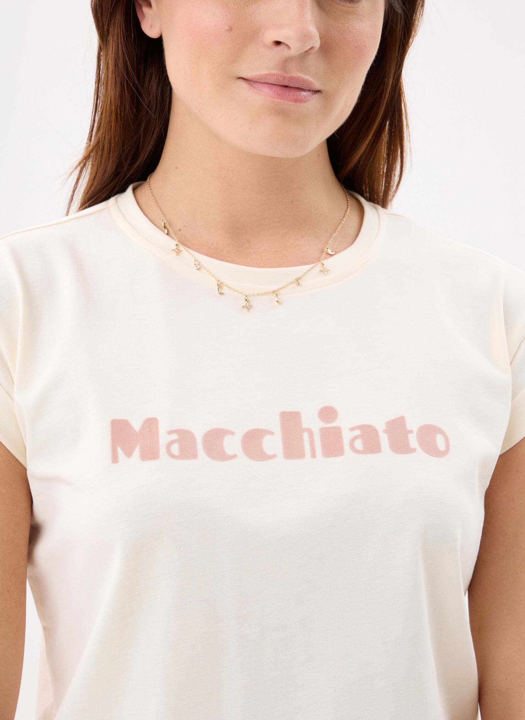 Tee-shirts manches courtes Vico femme marron Grace & Mila Tee-shirts manches courtes Vico femme marron Mocha