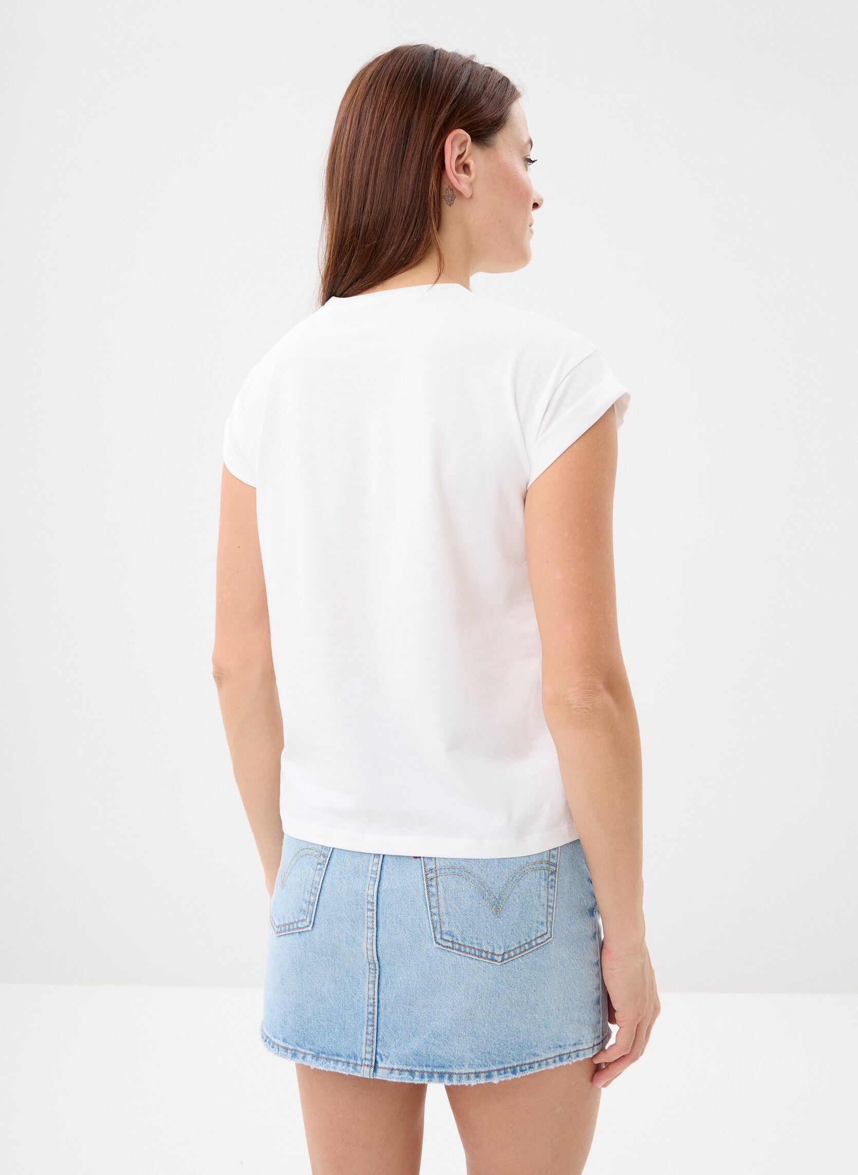 T-shirts met korte mouwen Vico dames rood Grace & Mila T-shirts met korte mouwen Vico dames rood ROUGE
