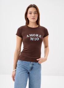 Tee-shirts manches courtes Valerio femme marron