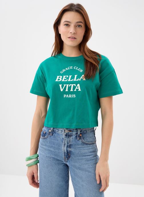 Grace & Mila Tee-shirts manches courtes Voss femme vert
