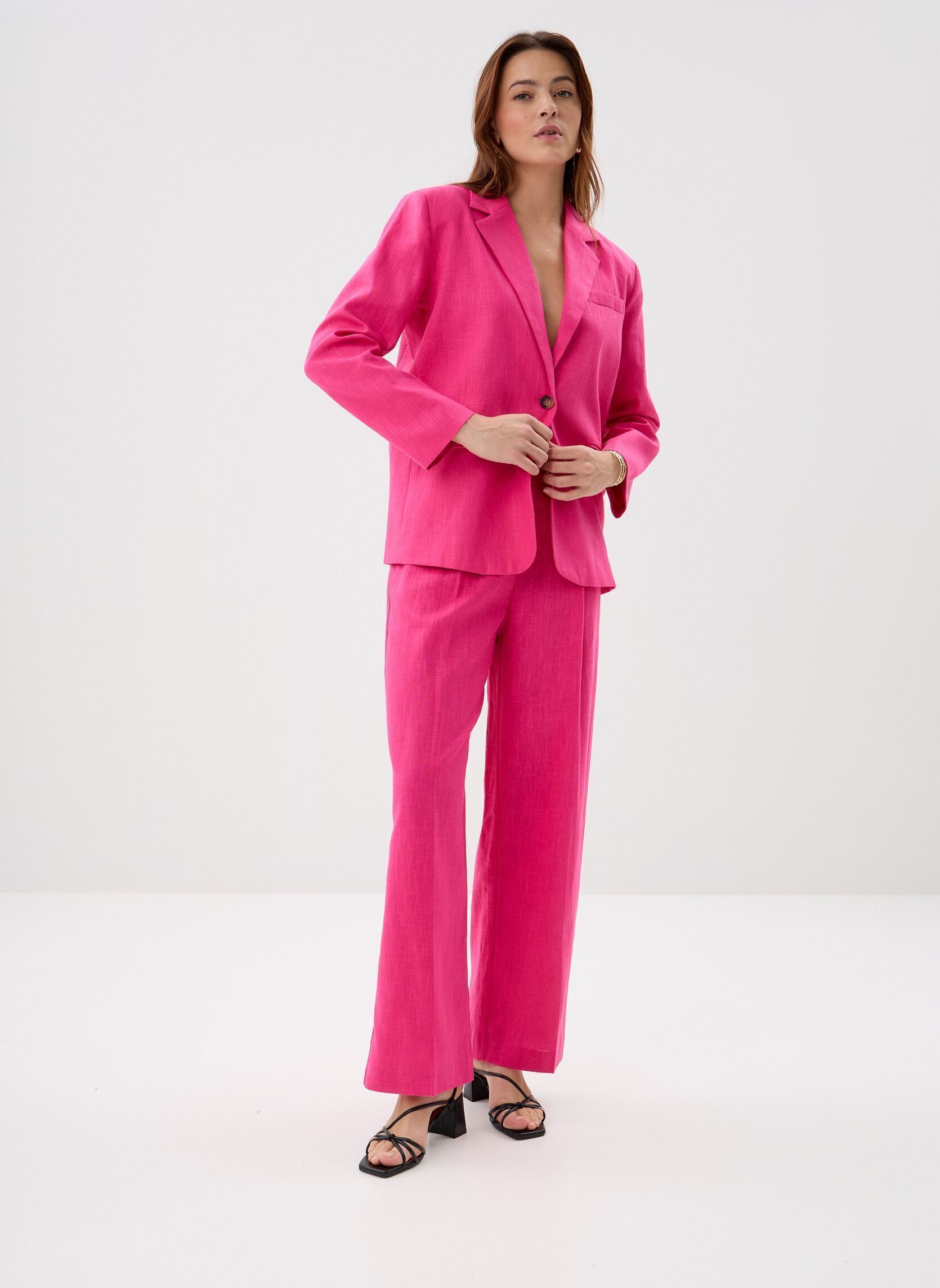 Blazer Velize dames roze Grace & Mila Blazer Velize dames roze Fuchsia
