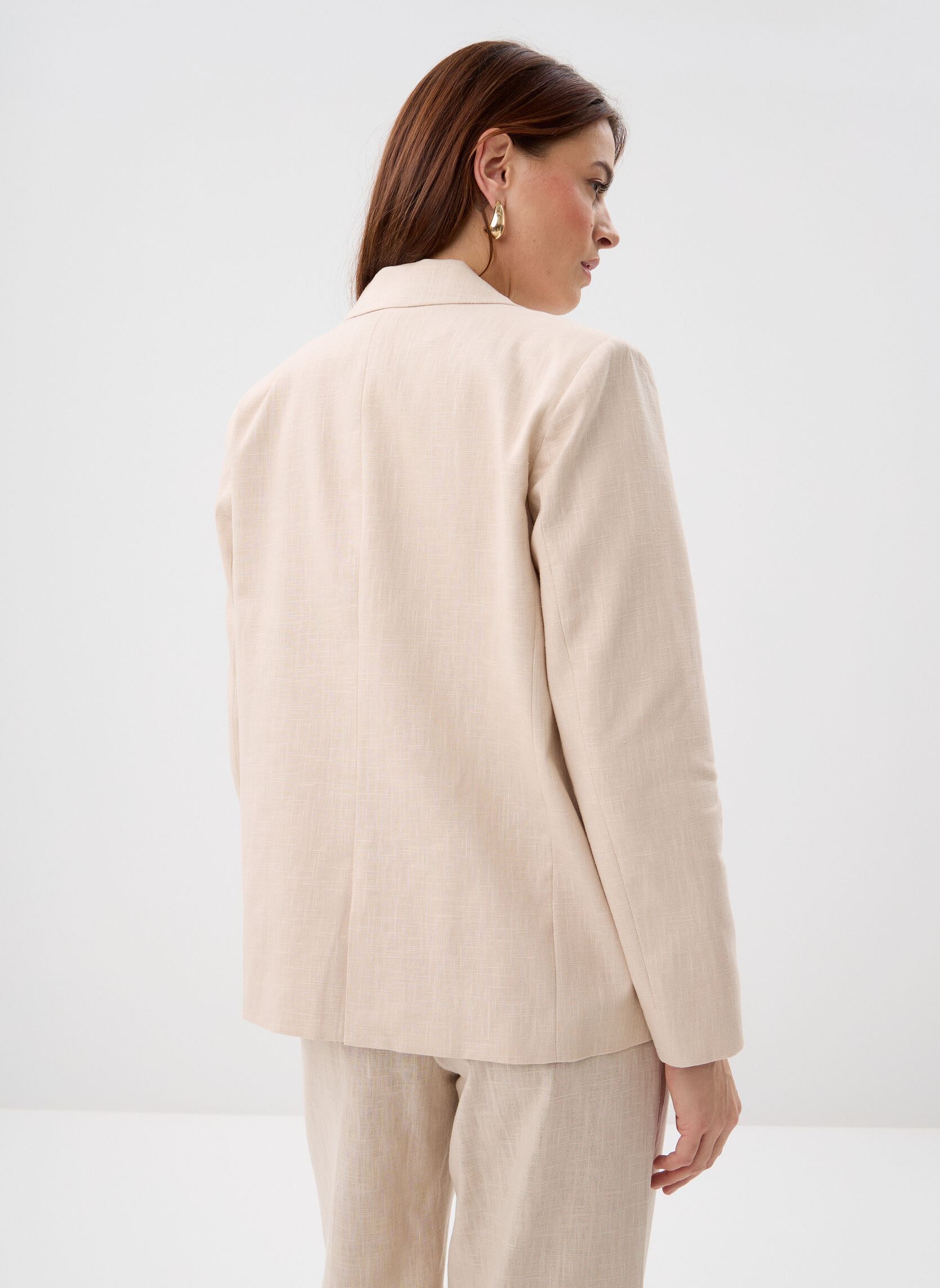 Blazer Velize dames beige Grace & Mila Blazer Velize dames beige Sable