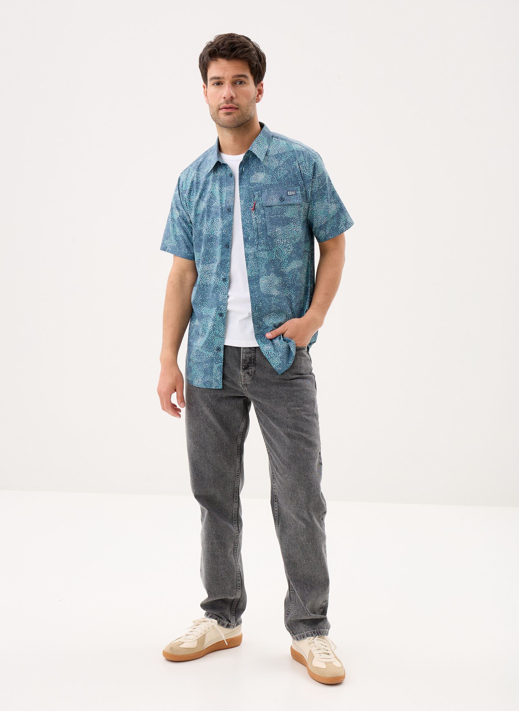 Jeans droit Regular 5 Denim homme gris Element Jeans droit Regular 5 Denim homme gris MID GREY TINT