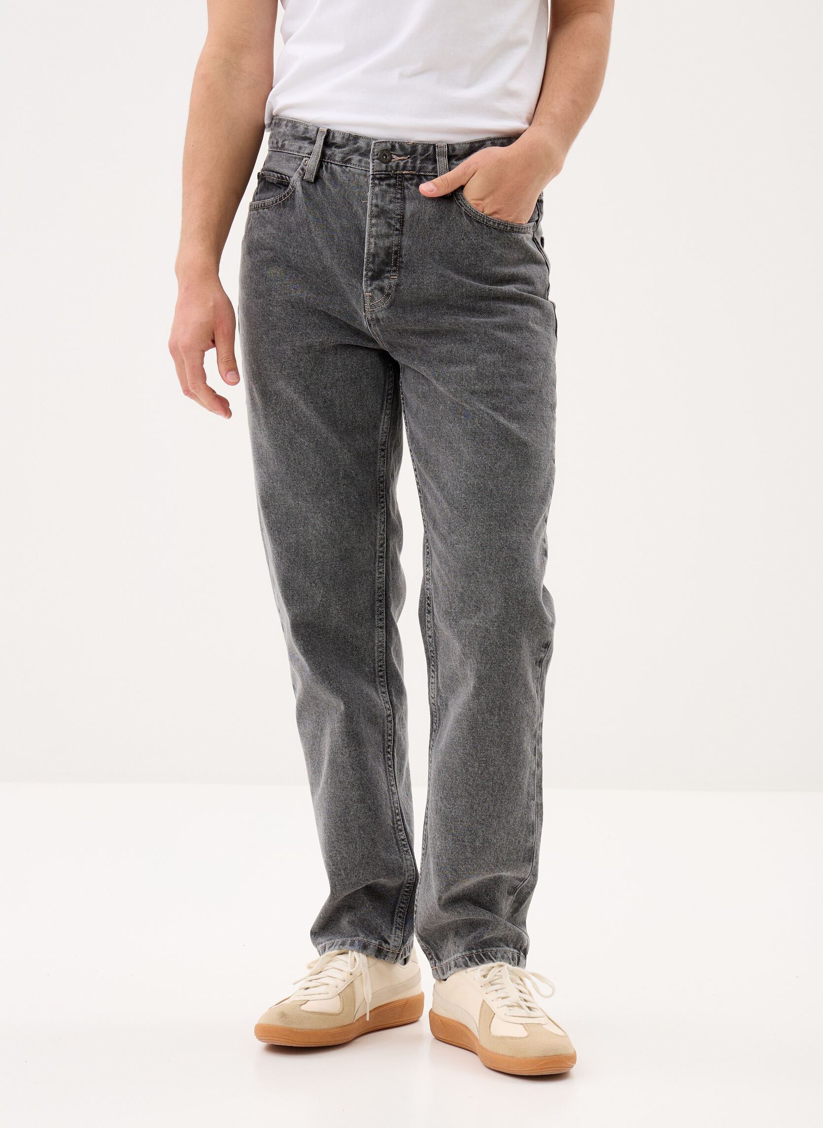 Jeans droit Regular 5 Denim homme gris Element Jeans droit Regular 5 Denim homme gris MID GREY TINT