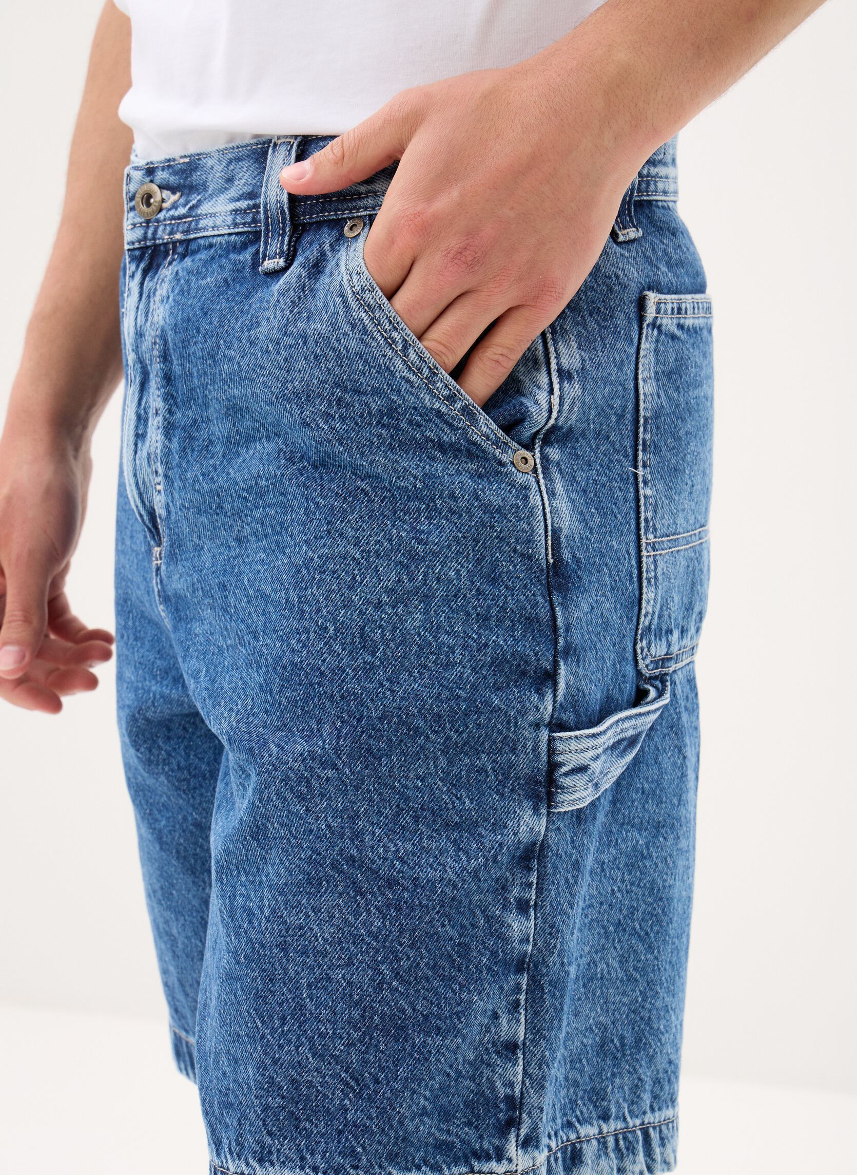 Spijkershorts Big Carpenter Denim Wk heren blauw Element Spijkershorts Big Carpenter Denim Wk heren blauw MID USED