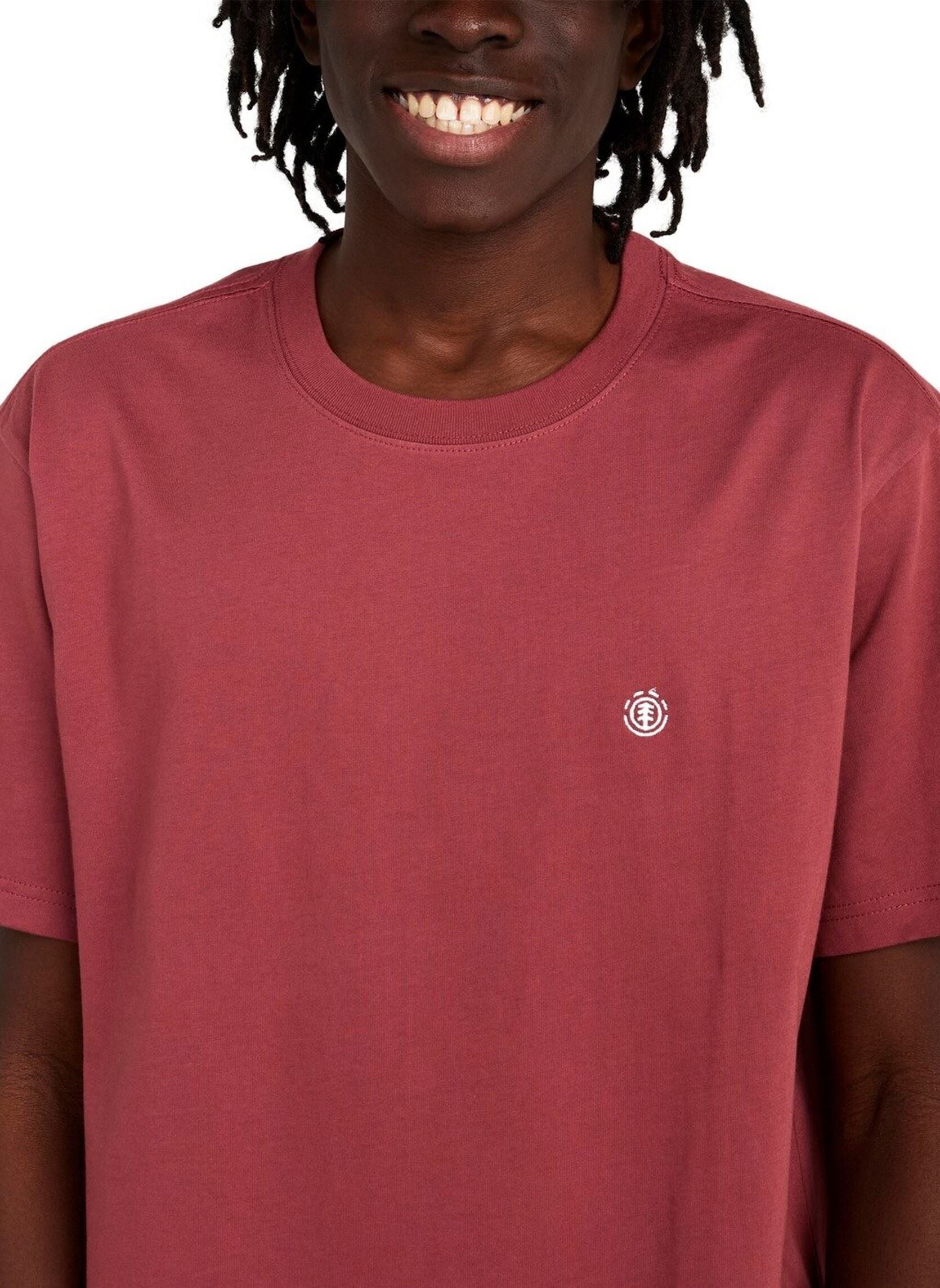 Tee-shirts manches courtes Icon Embroidery Ss homme bordeaux Element Tee-shirts manches courtes Icon Embroidery Ss homme bordeaux NOCTURNE