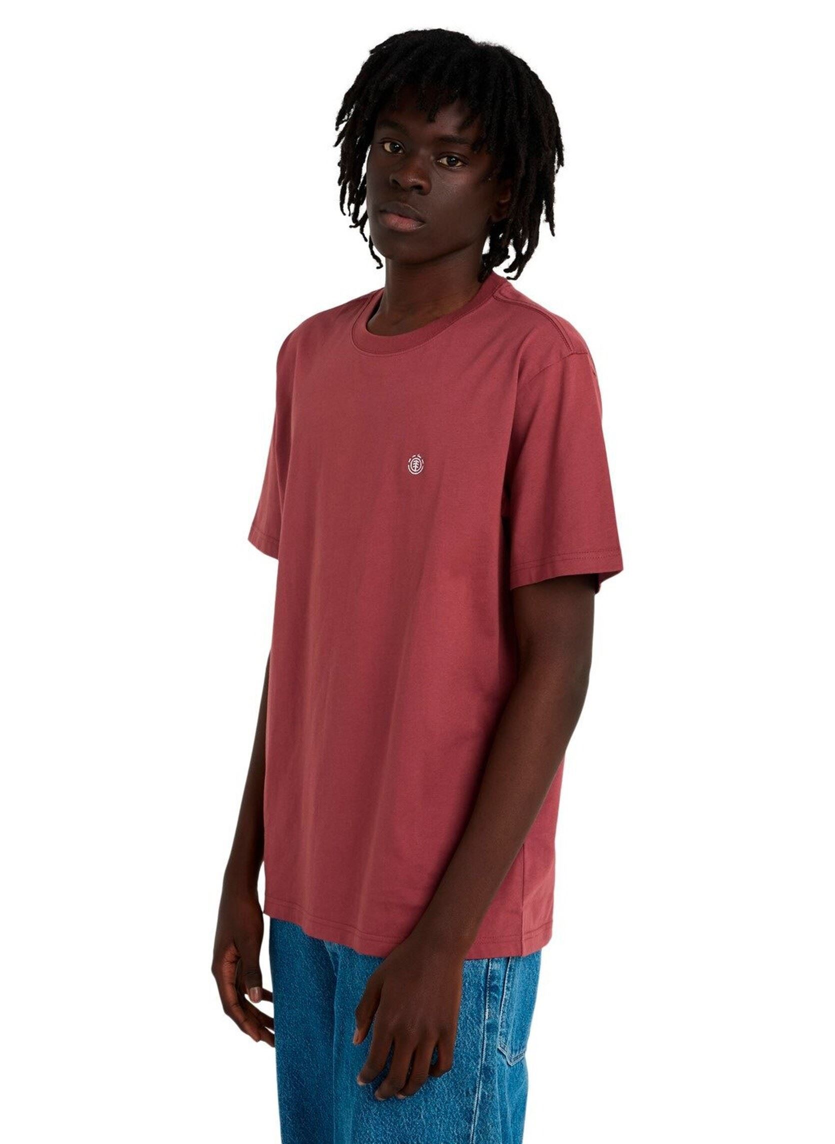 Tee-shirts manches courtes Icon Embroidery Ss homme bordeaux Element Tee-shirts manches courtes Icon Embroidery Ss homme bordeaux NOCTURNE