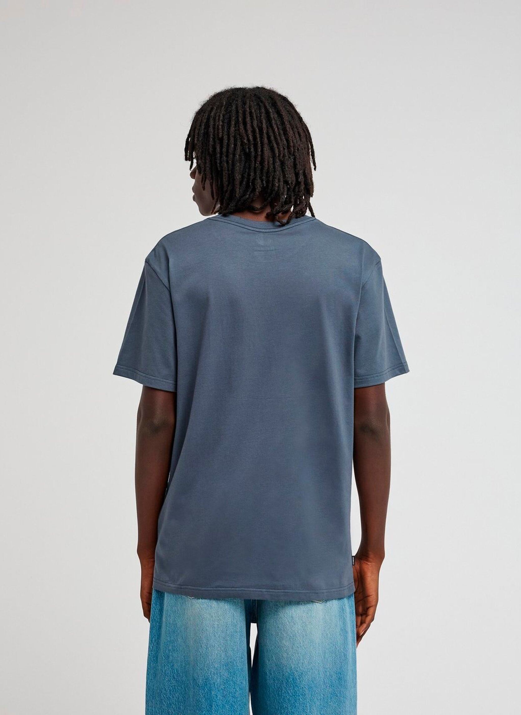Tee-shirts Icon Label Pocket Ss homme bleu Element Tee-shirts Icon Label Pocket Ss homme bleu DARK SLATE