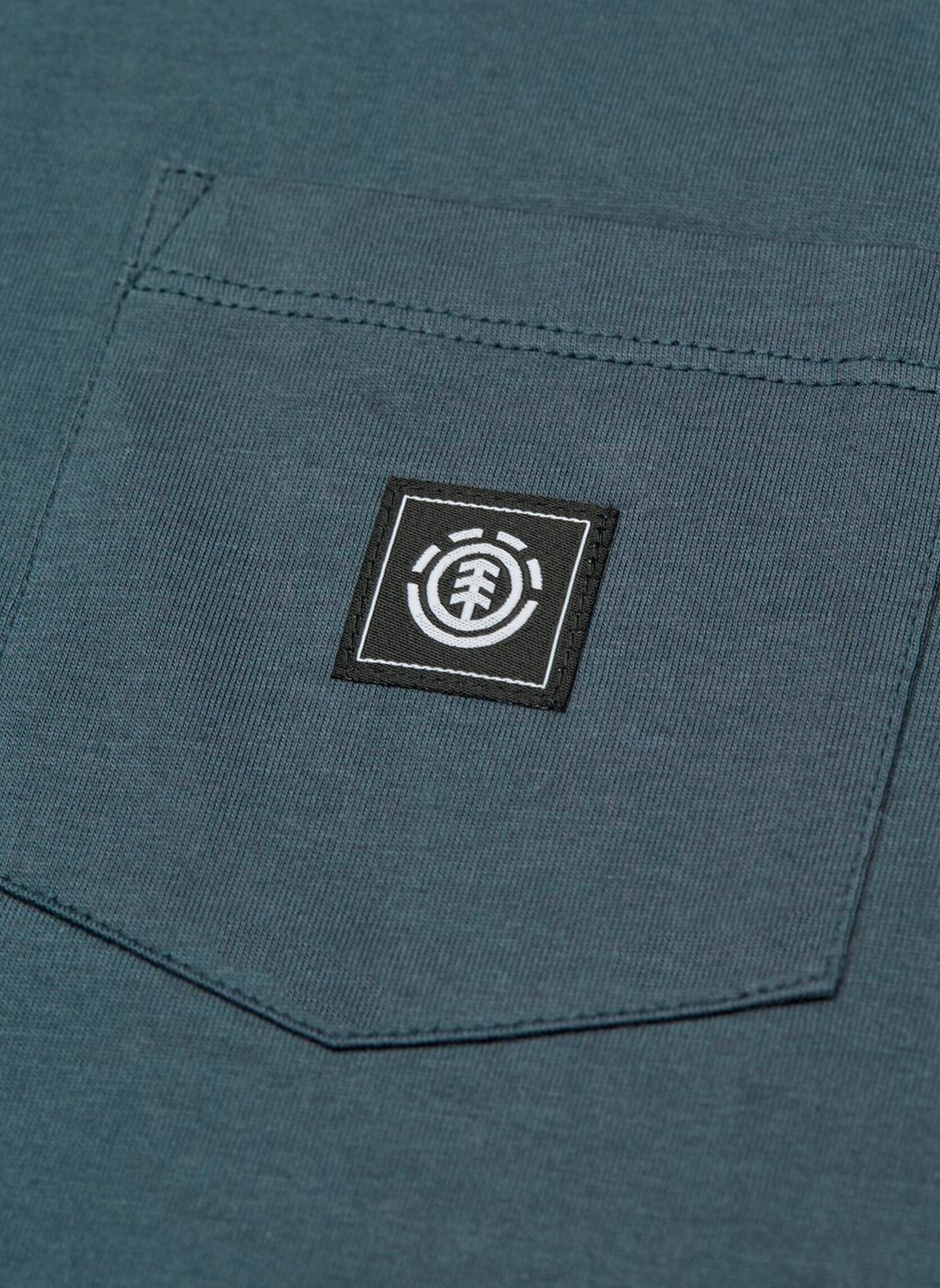 Tee-shirts Icon Label Pocket Ss homme bleu Element Tee-shirts Icon Label Pocket Ss homme bleu DARK SLATE
