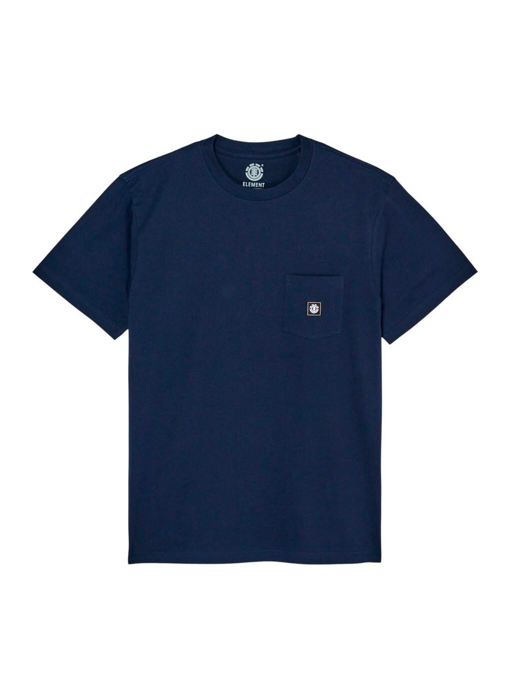 Kurzarm-T-Shirts Icon Label Pocket Ss herren blau Element Kurzarm-T-Shirts Icon Label Pocket Ss herren blau ECLIPSE NAVY