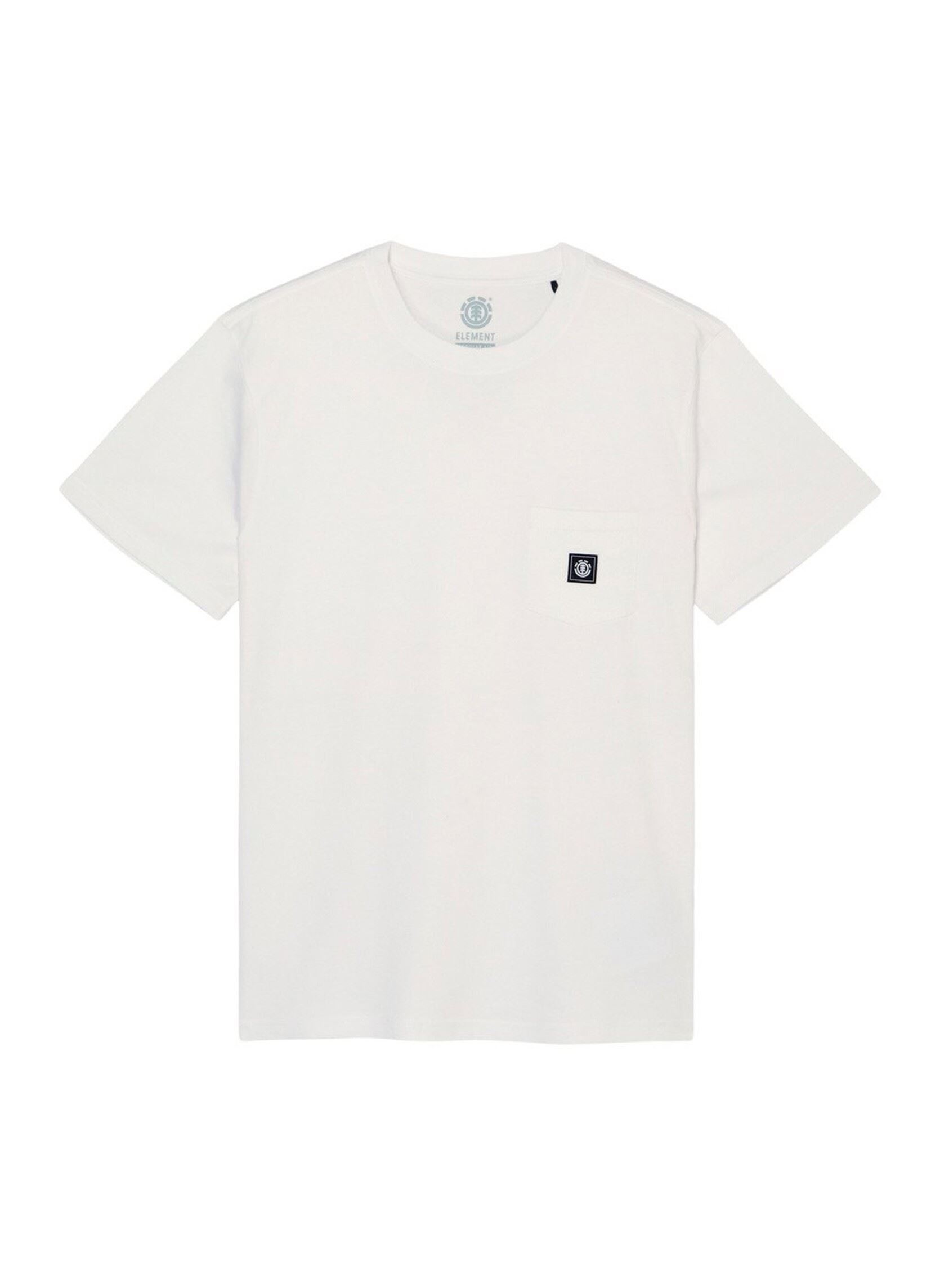 Tee-shirts manches courtes Icon Label Pocket Ss homme blanc Element Tee-shirts manches courtes Icon Label Pocket Ss homme blanc OPTIC WHITE