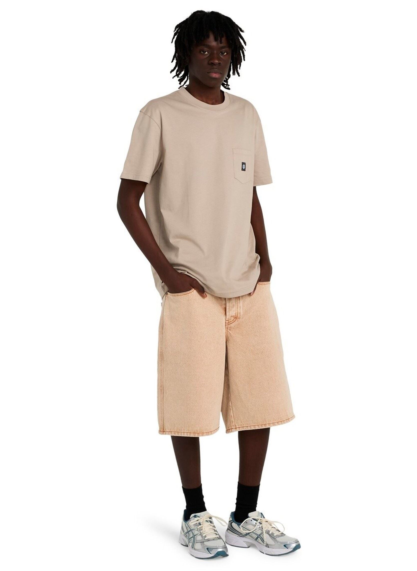 Tee-shirts manches courtes Icon Label Pocket Ss homme beige Element Tee-shirts manches courtes Icon Label Pocket Ss homme beige ALUMINUM
