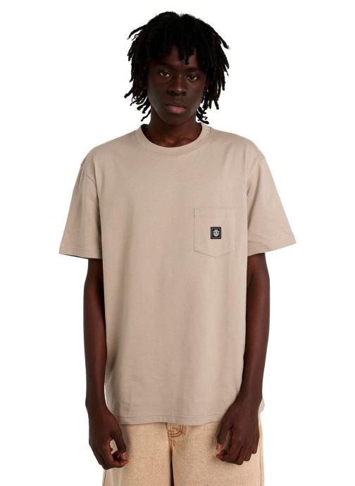 Element T-shirts met korte mouwen Icon Label Pocket Ss heren beige
