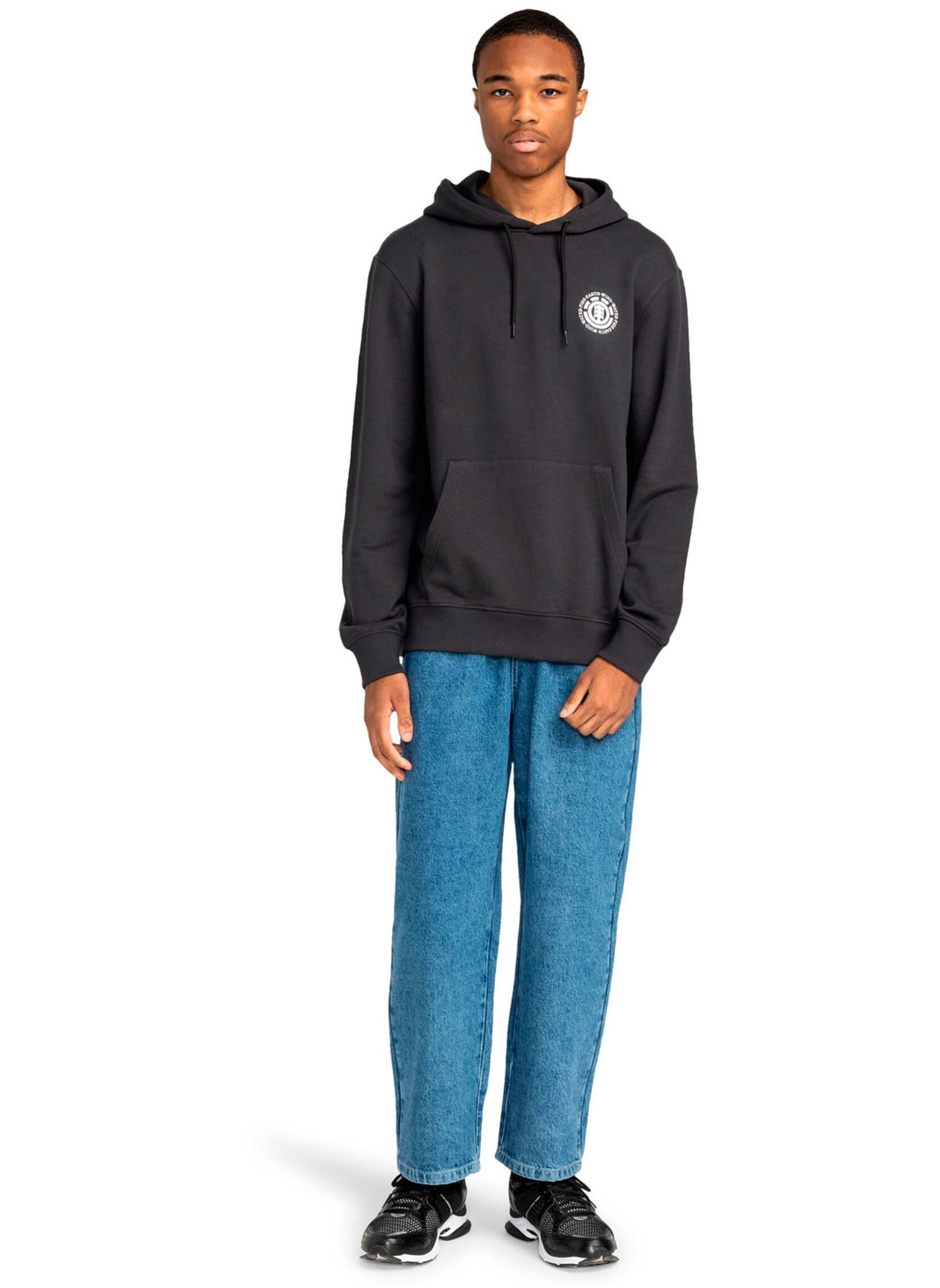 Sweats à capuche Seal Bp Po ELYSF00268 homme noir Element Sweats à capuche Seal Bp Po ELYSF00268 homme noir OFF BLACK