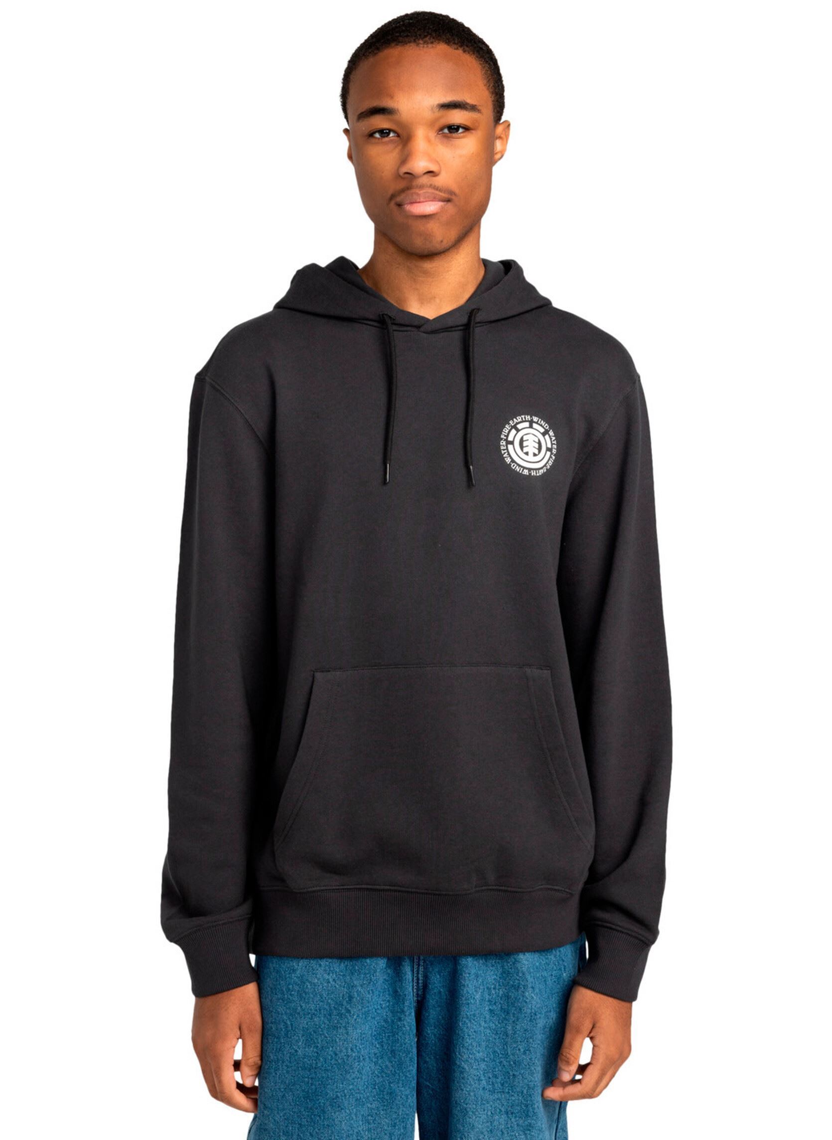 Sweats à capuche Seal Bp Po ELYSF00268 homme noir Element Sweats à capuche Seal Bp Po ELYSF00268 homme noir OFF BLACK