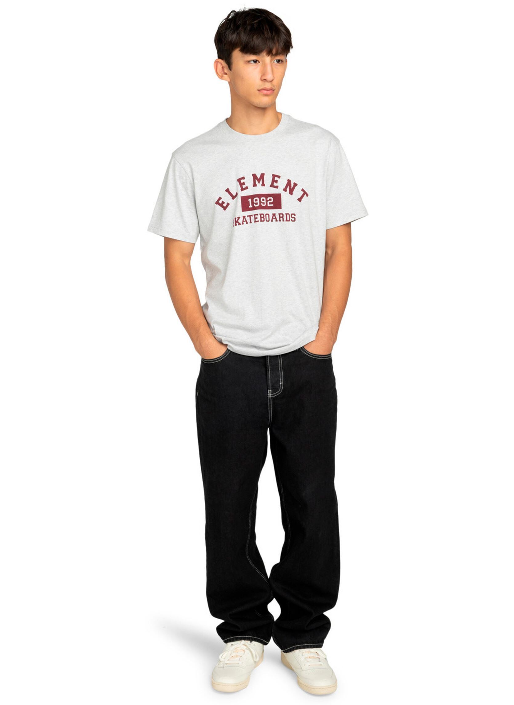 T-shirts met korte mouwen Home Team Ss heren grijs Element T-shirts met korte mouwen Home Team Ss heren grijs MID GREY HEATHER