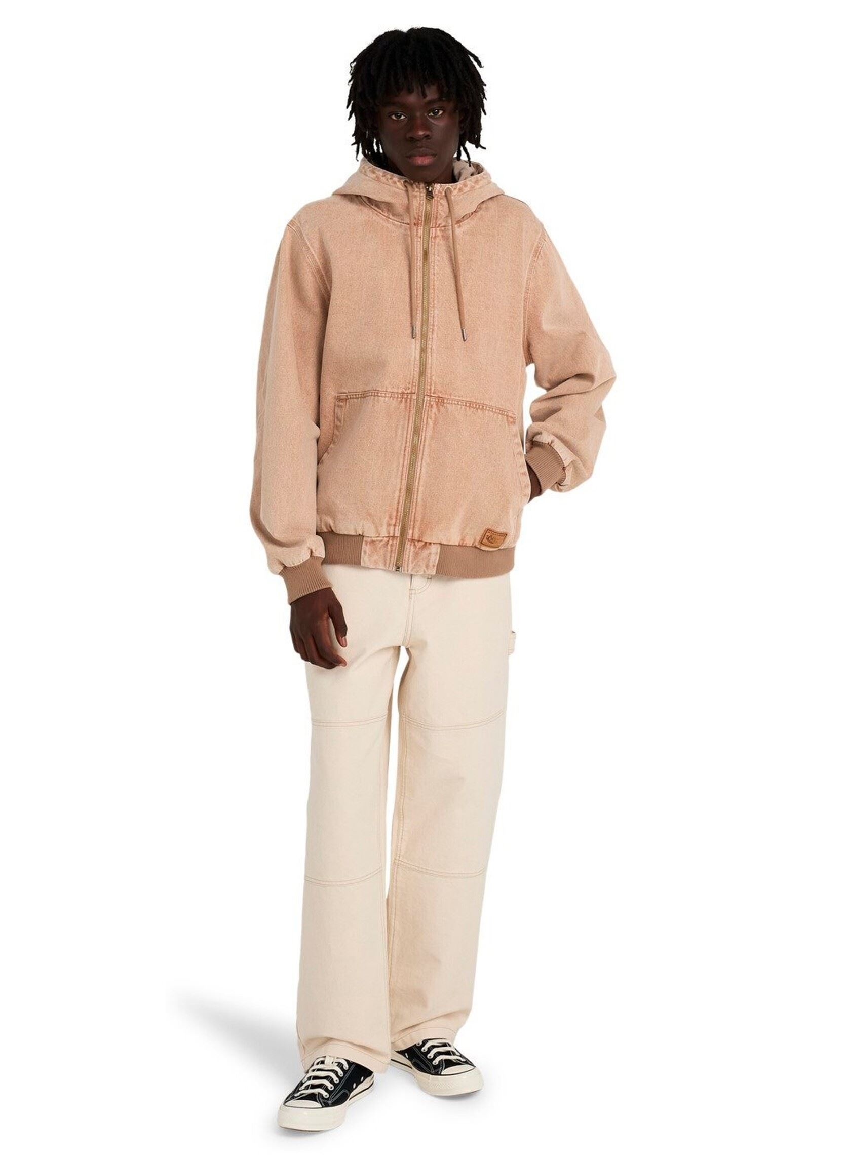 Bomberjacks Dulcey Denim Lt heren beige Element Bomberjacks Dulcey Denim Lt heren beige BEIGE TINT WASH