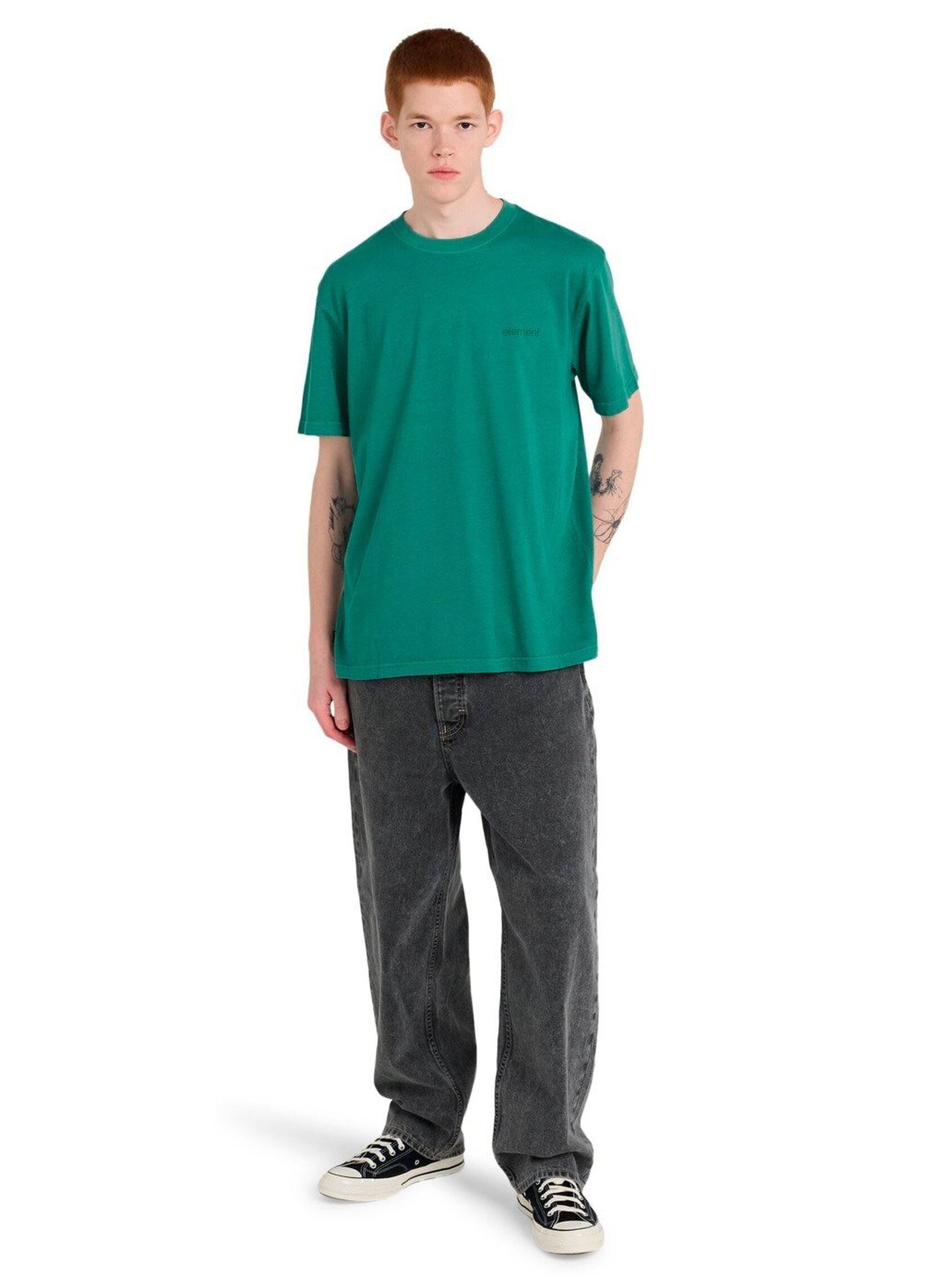 Tee-shirts manches courtes Lowcase Pigment Ss homme vert Element Tee-shirts manches courtes Lowcase Pigment Ss homme vert FIR
