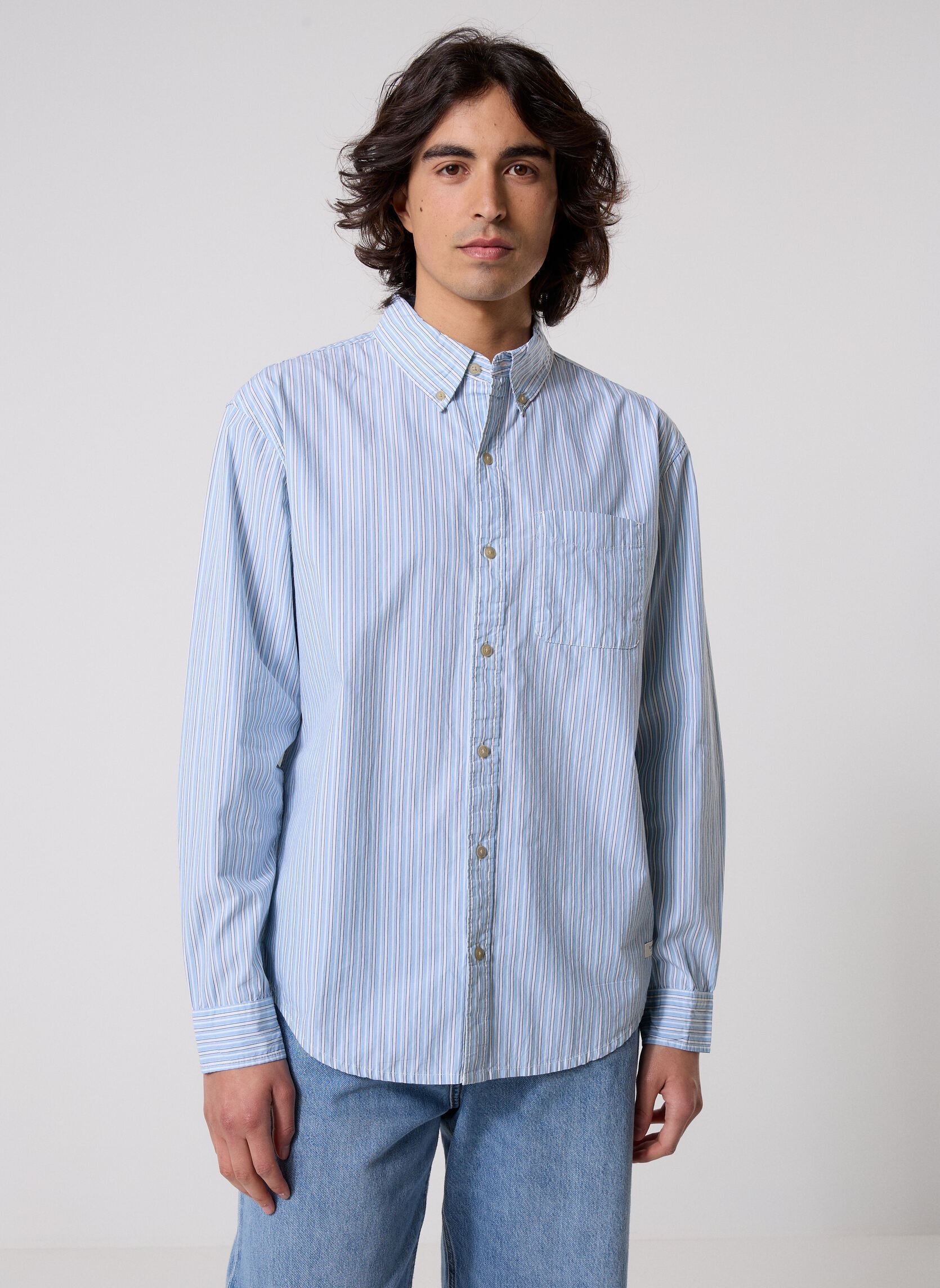 Hemden Button Down Regular Poplin herren blau Element Hemden Button Down Regular Poplin herren blau Classic Stripes Blue