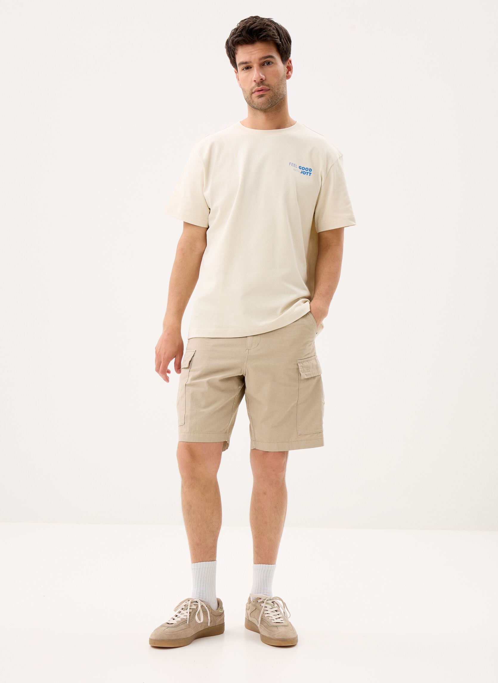Bermudas Relax Cargo Wk homme beige Element Bermudas Relax Cargo Wk homme beige Aluminum