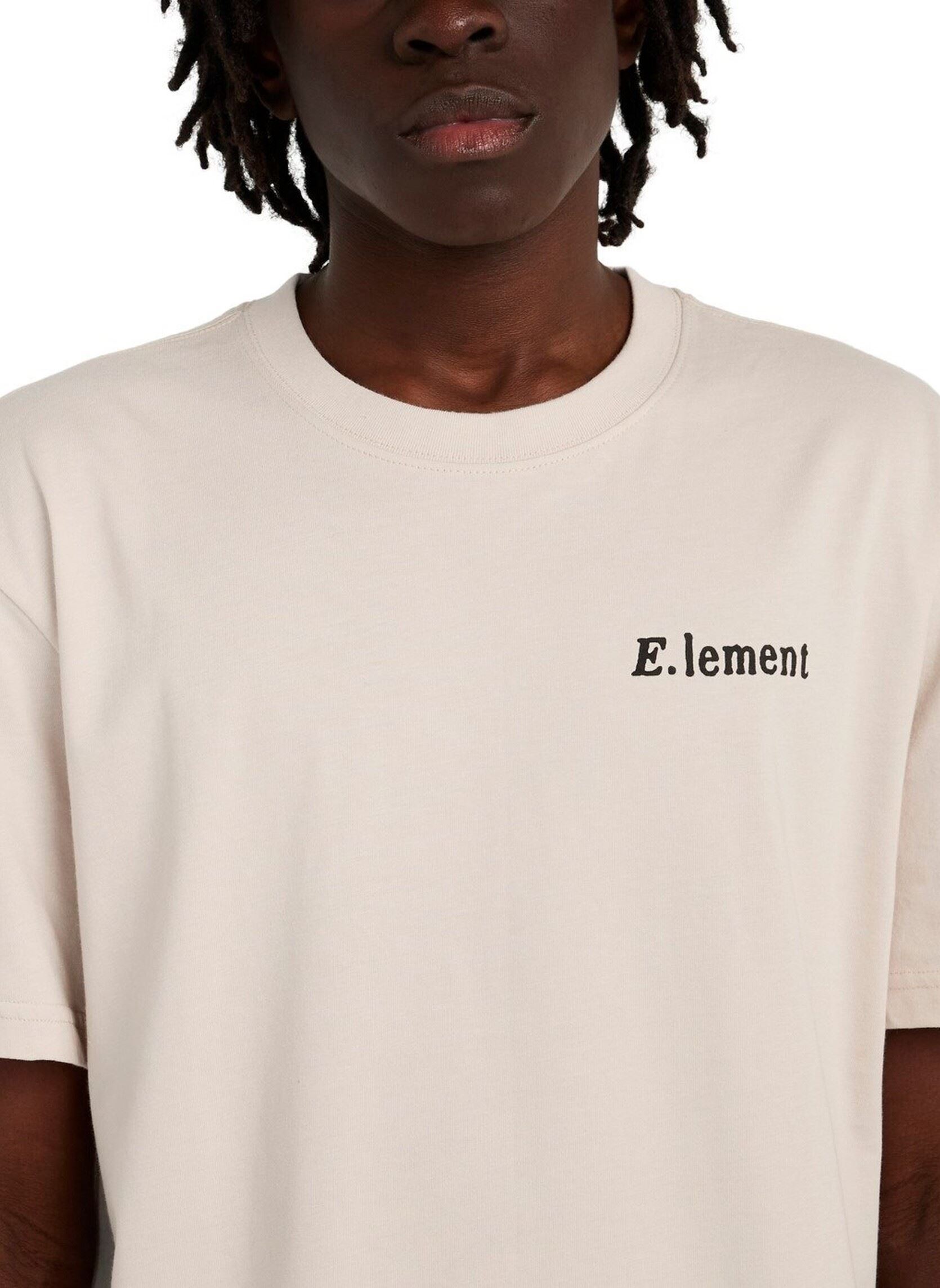 Kurzarm-T-Shirts Orni Ss herren beige Element Kurzarm-T-Shirts Orni Ss herren beige OAT MILK