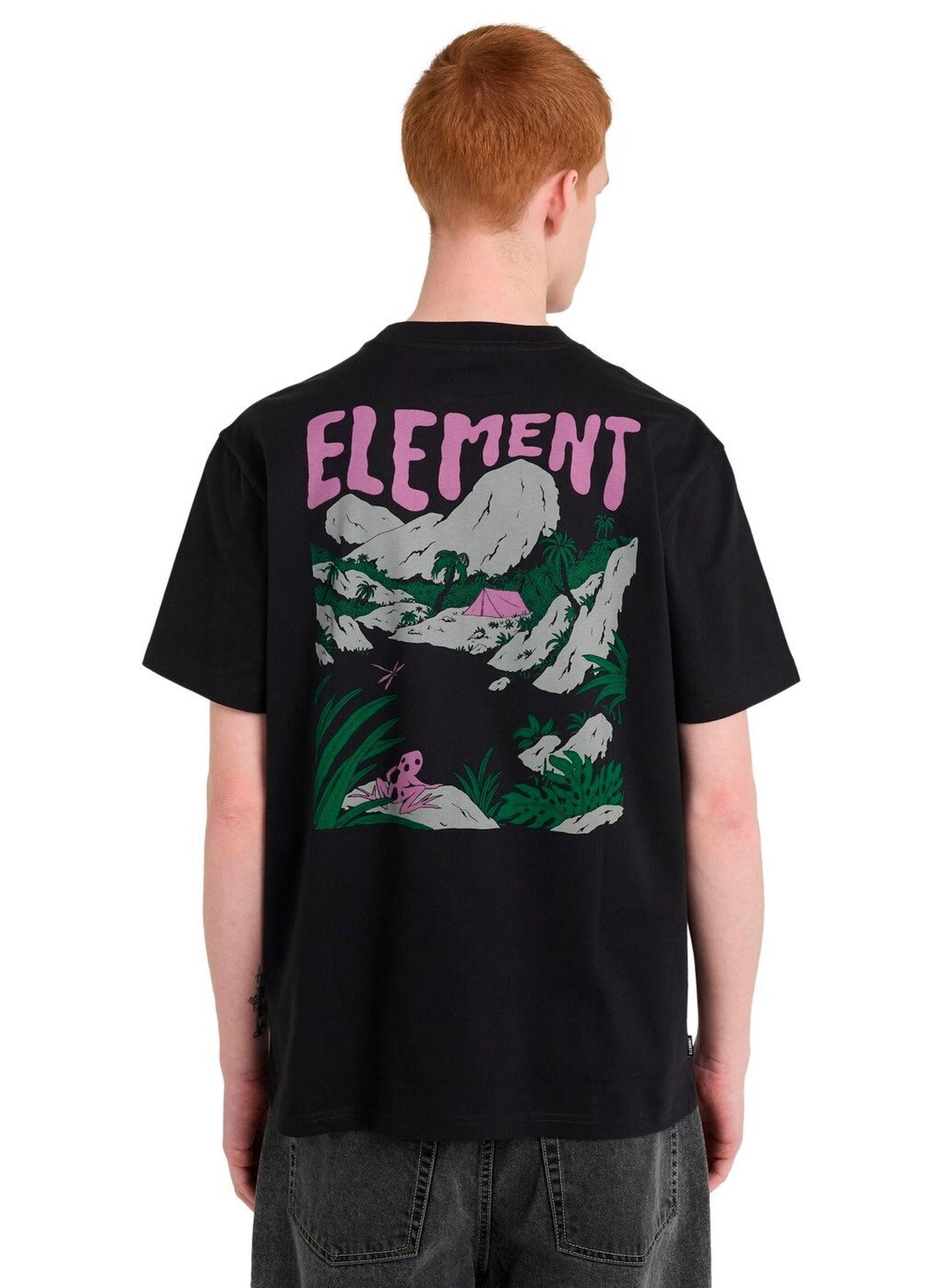 Tee-shirts manches courtes Lakeside Ss homme noir Element Tee-shirts manches courtes Lakeside Ss homme noir OFF BLACK