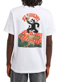 Tee-shirts manches courtes Pizza Ss homme blanc Element Tee-shirts manches courtes Pizza Ss homme blanc OPTIC WHITE