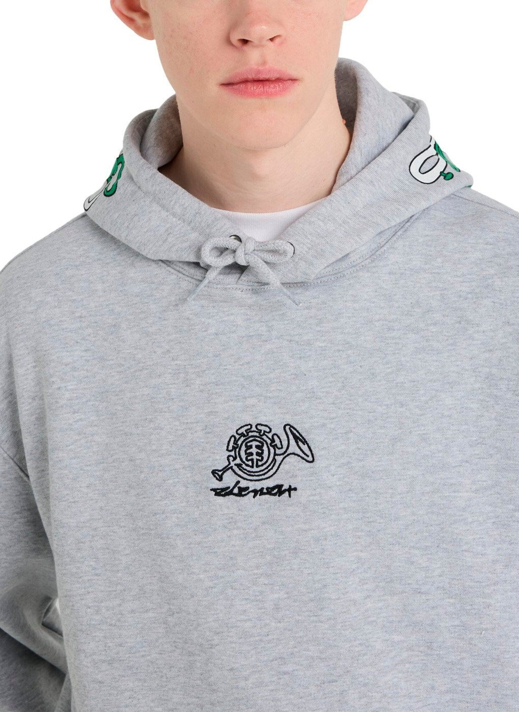 Hoodies Horn Po heren grijs Element Hoodies Horn Po heren grijs MID GREY HEATHER