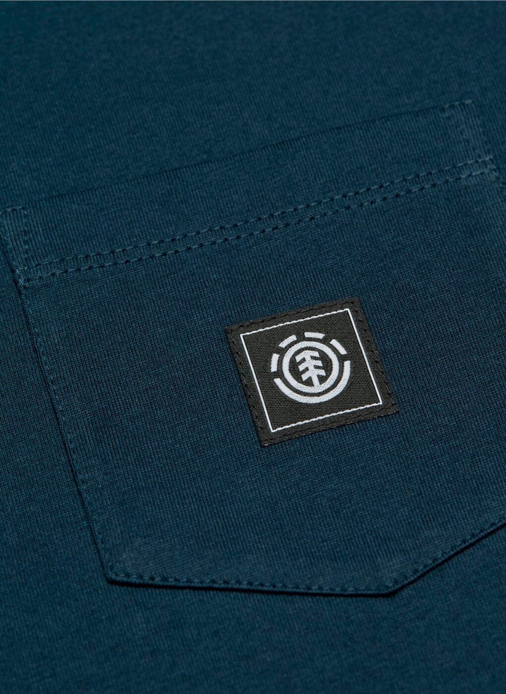 Tee-shirts Icon Label Pocket Ss Y garçon marine Element Tee-shirts Icon Label Pocket Ss Y garçon marine ECLIPSE NAVY