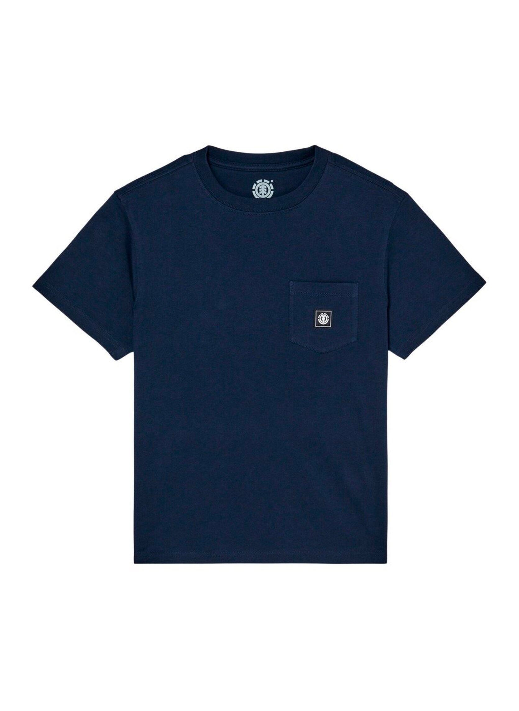 Tee-shirts Icon Label Pocket Ss Y garçon marine Element Tee-shirts Icon Label Pocket Ss Y garçon marine ECLIPSE NAVY