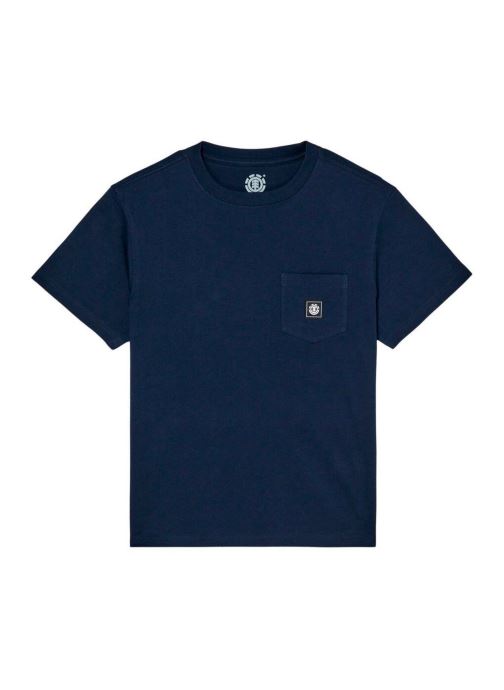 Element T-Shirts Icon Label Pocket Ss Y jungen marineblau