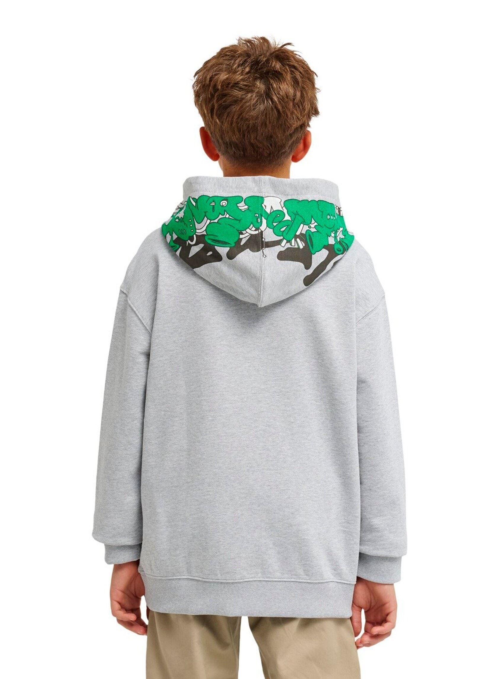 Sweats à capuche Horn Po Y garçon gris Element Sweats à capuche Horn Po Y garçon gris MID GREY HEATHER