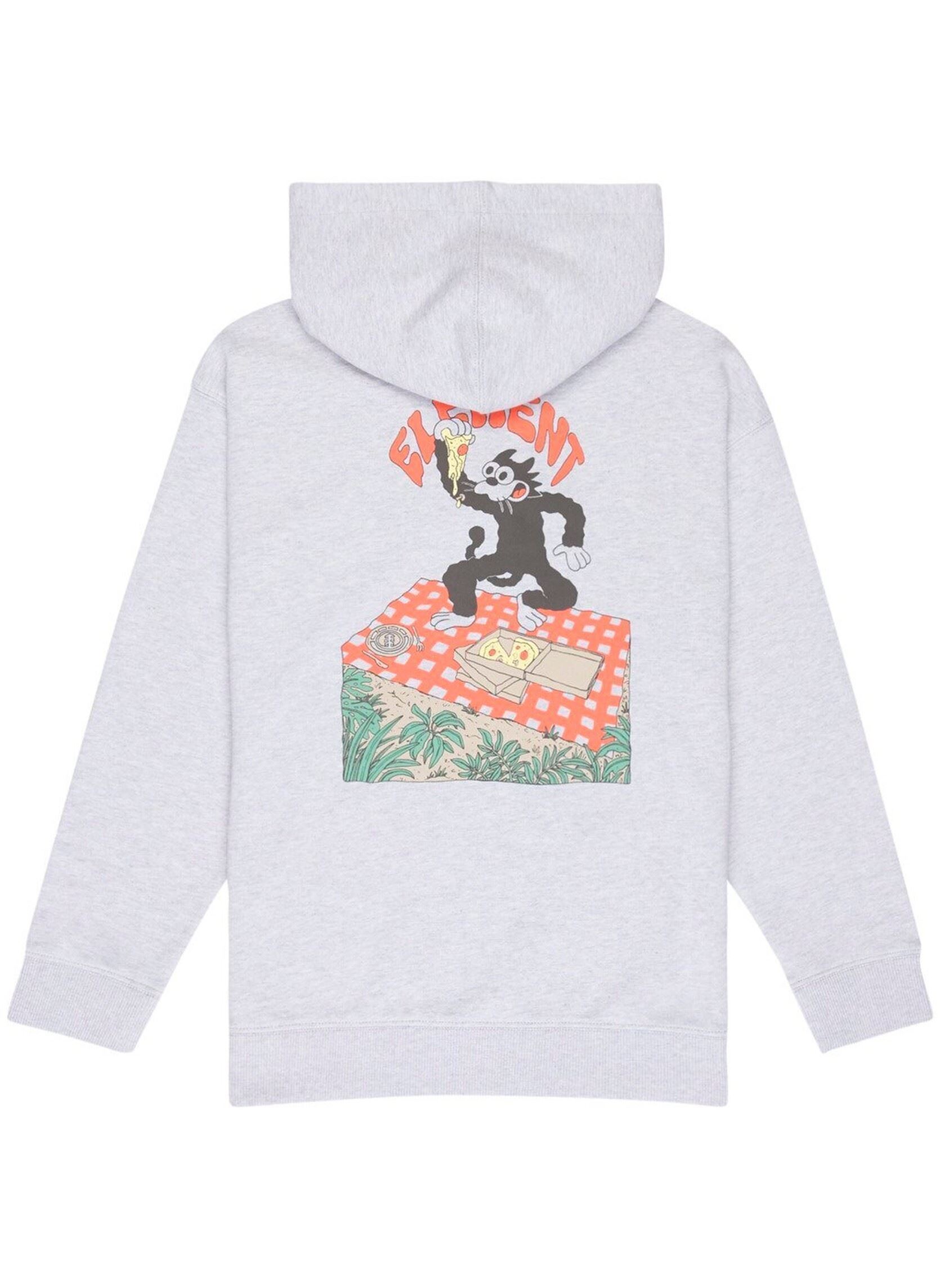 Kapuzenpullover Pizza Po Y jungen grau Element Kapuzenpullover Pizza Po Y jungen grau MID GREY HEATHER