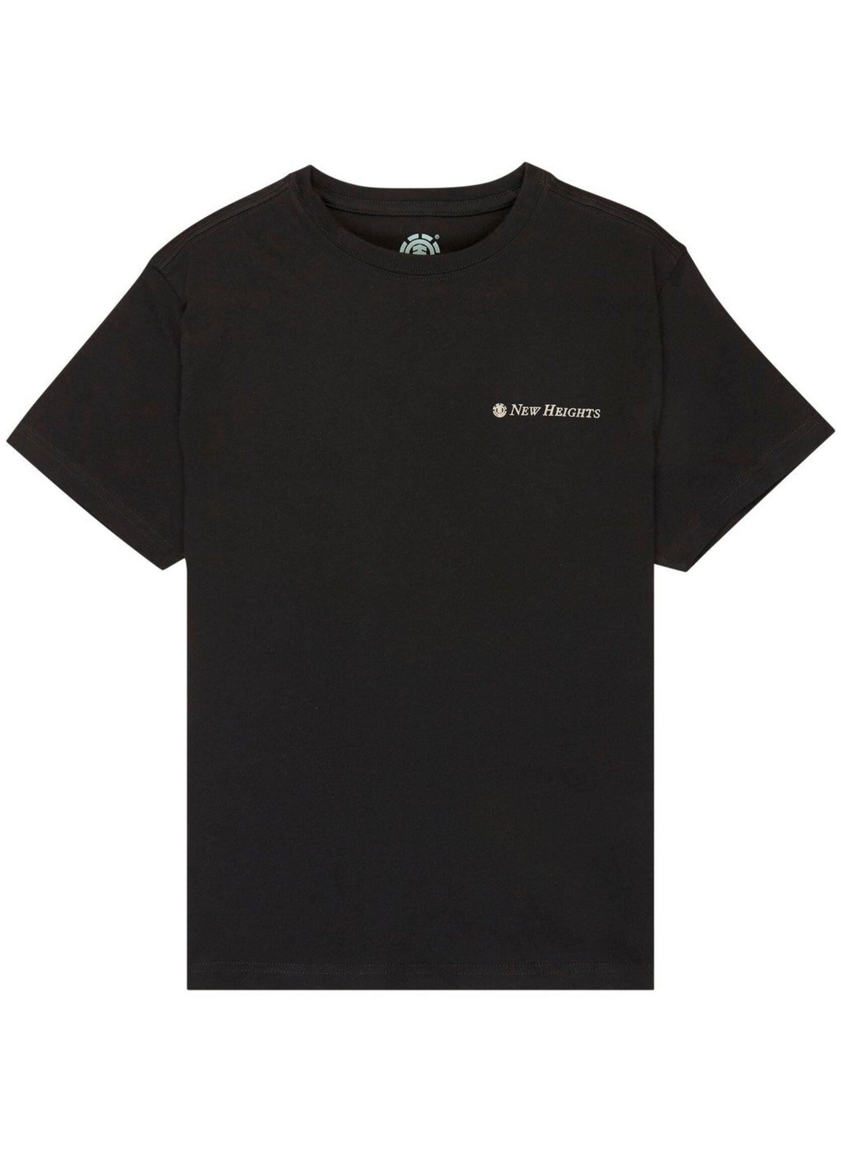 Kurzarm-T-Shirts New Heights Ss Y jungen schwarz Element Kurzarm-T-Shirts New Heights Ss Y jungen schwarz Off black