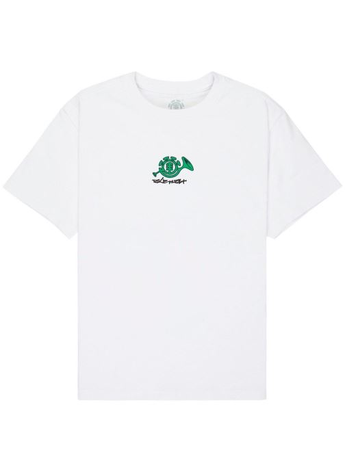 Element T-shirts met korte mouwen Horn Ss Y jongens wit