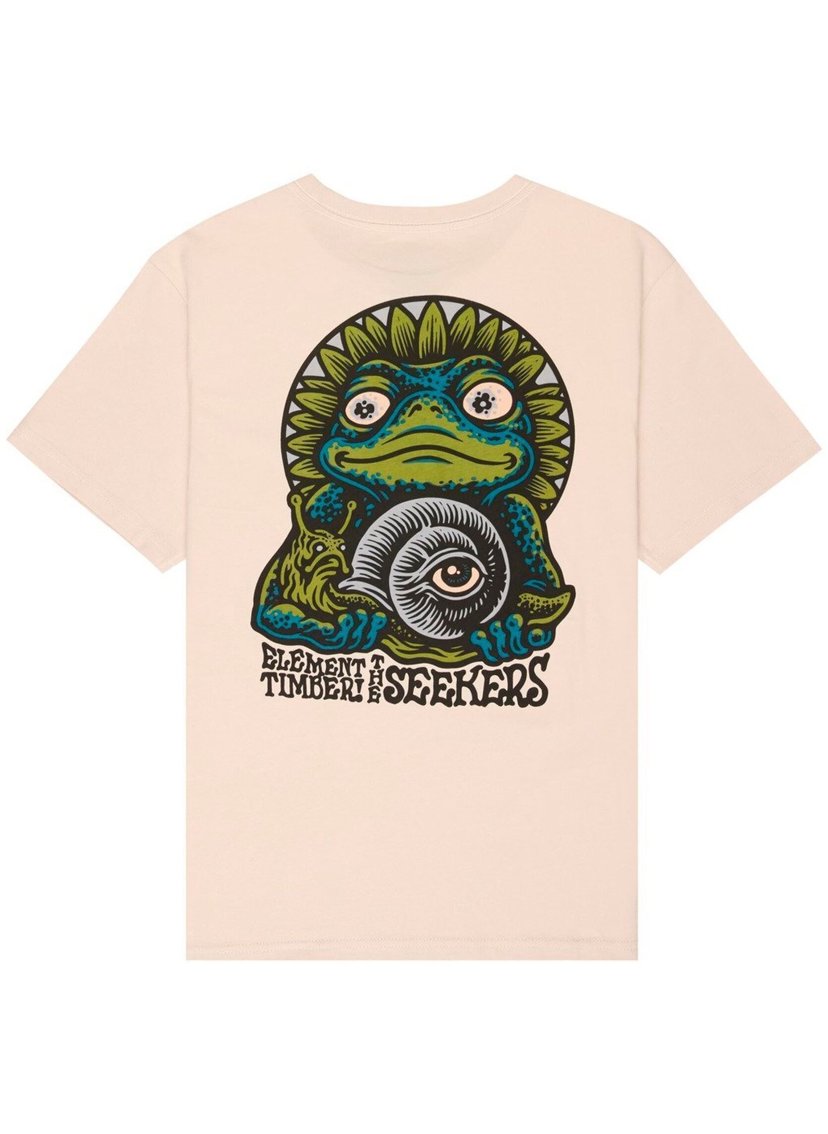 Tee-shirts manches courtes Timber The Frog Ss Y garçon beige Element Tee-shirts manches courtes Timber The Frog Ss Y garçon beige OAT MILK