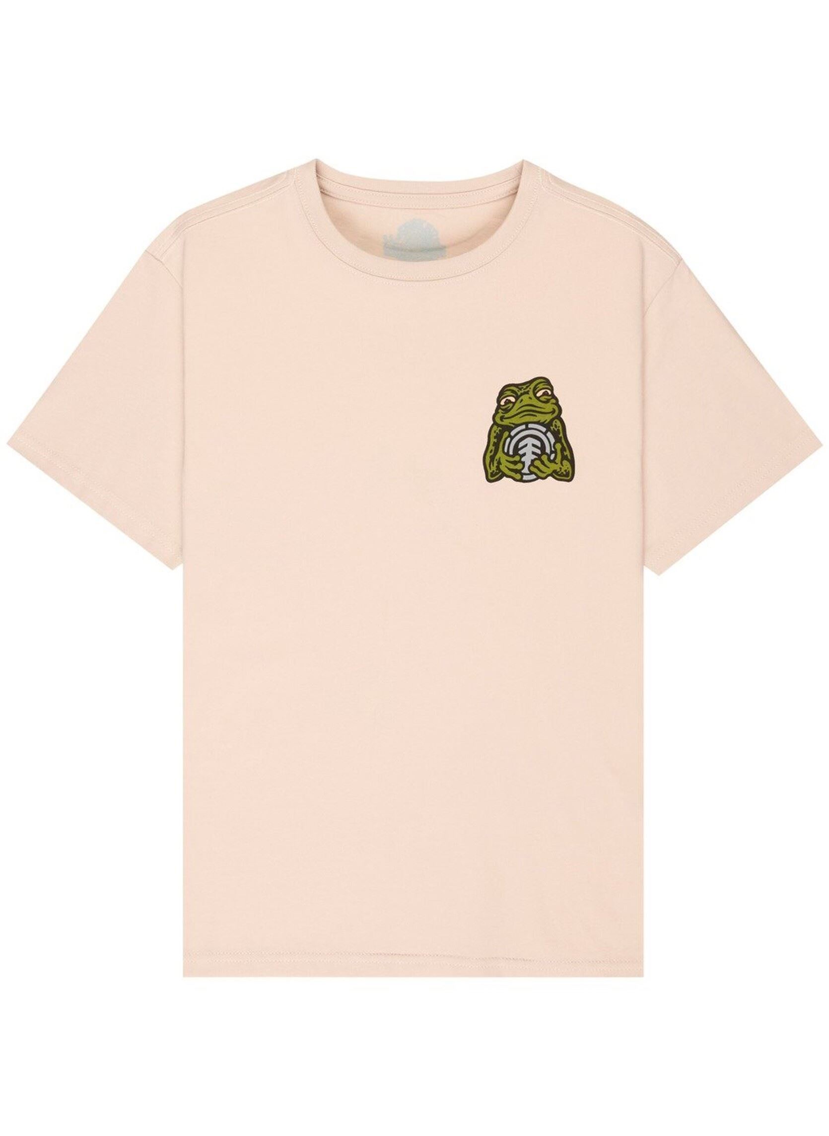 Tee-shirts manches courtes Timber The Frog Ss Y garçon beige Element Tee-shirts manches courtes Timber The Frog Ss Y garçon beige OAT MILK