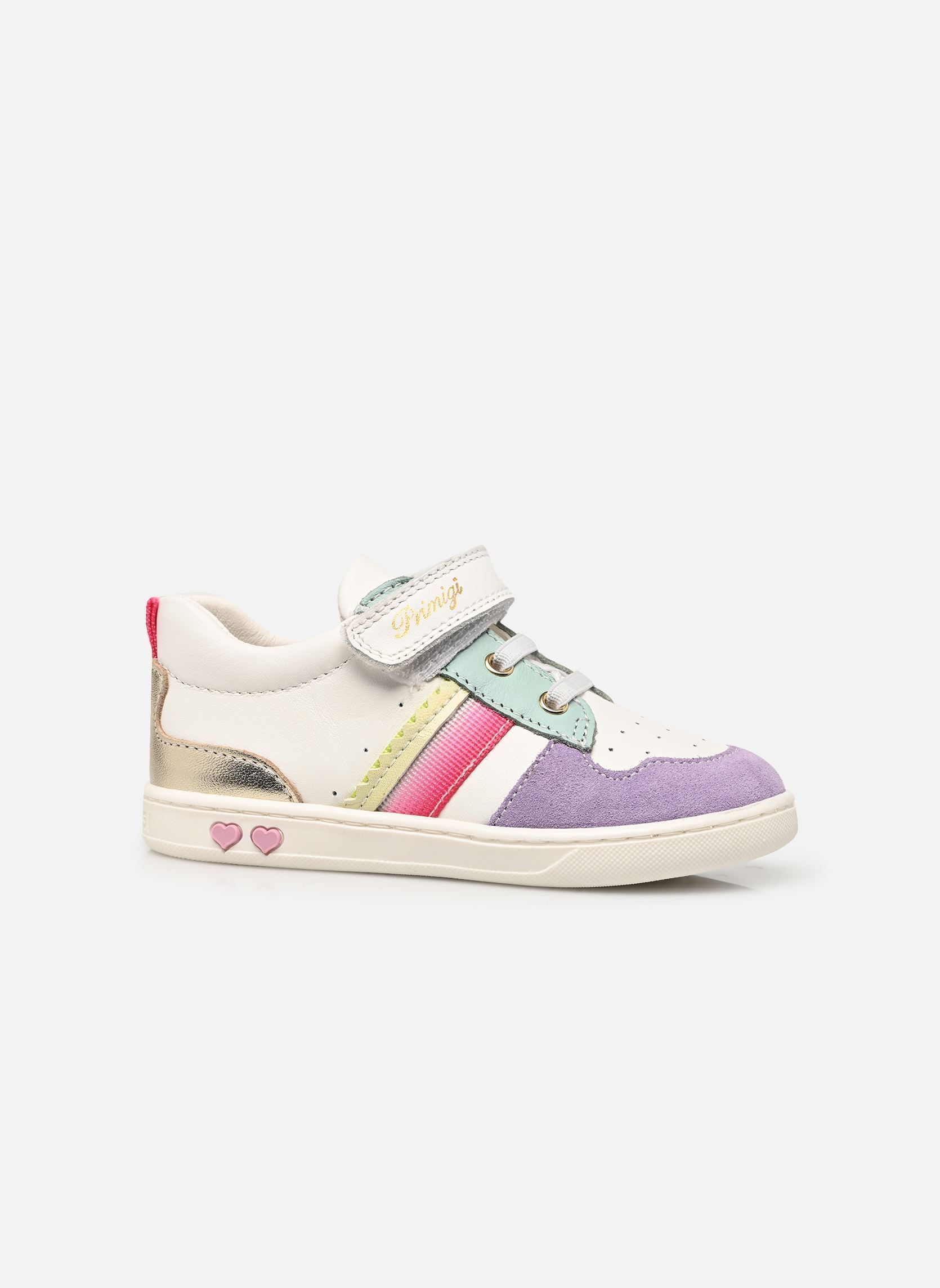 Baskets PLK 14032 fille blanc Primigi Baskets PLK 14032 fille blanc BIANCO/IRIS